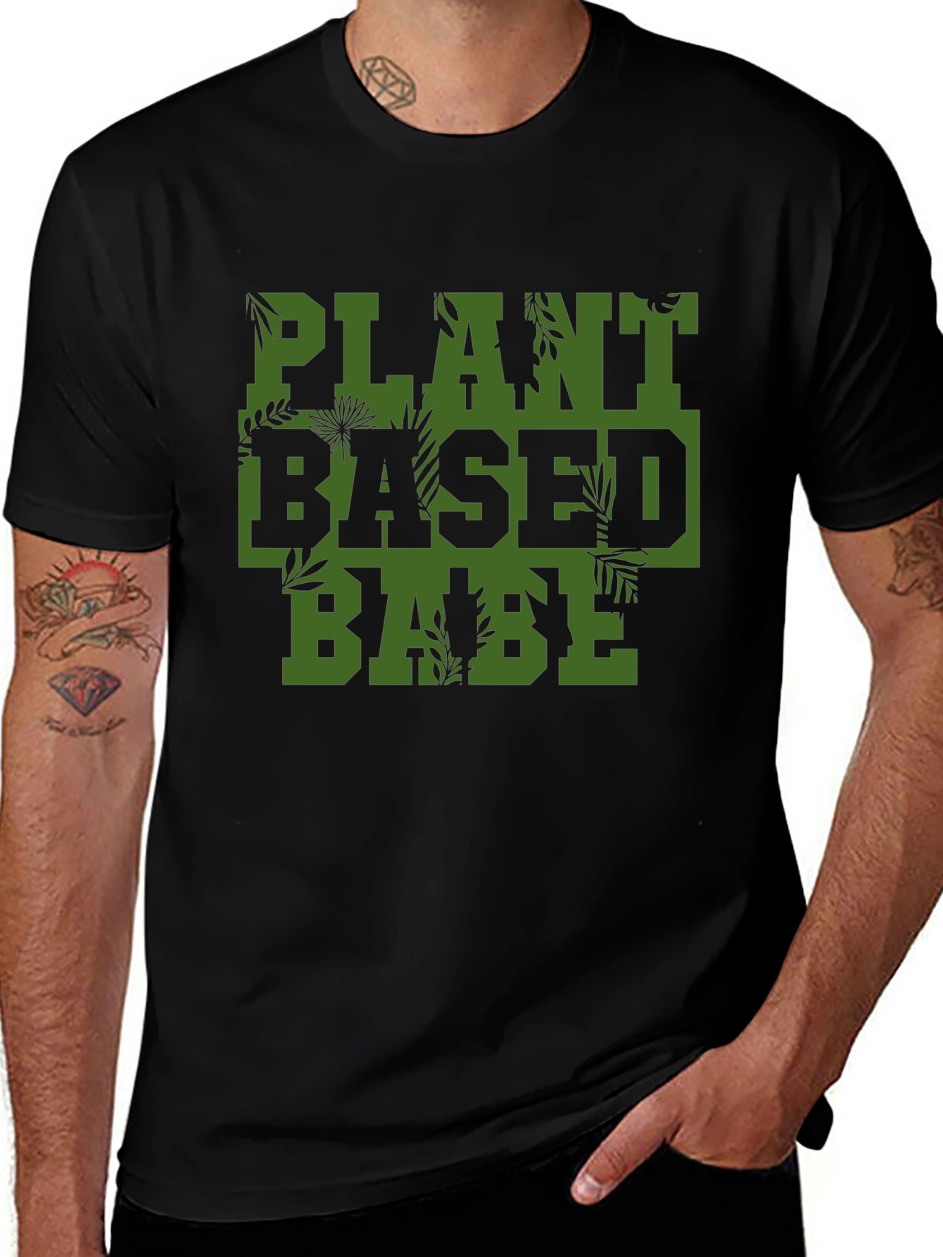Variant 22 of Plant Based Babe Graphic Tee