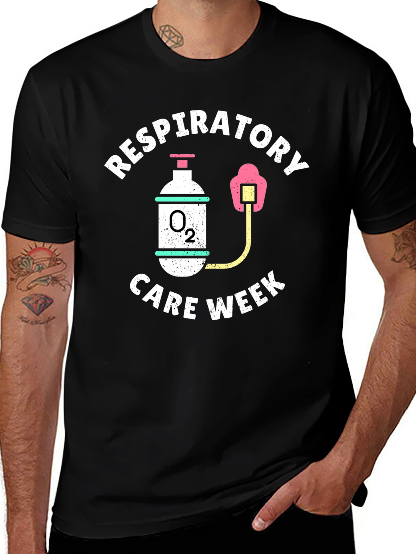 Respiratory Care Week Black T-Shirt