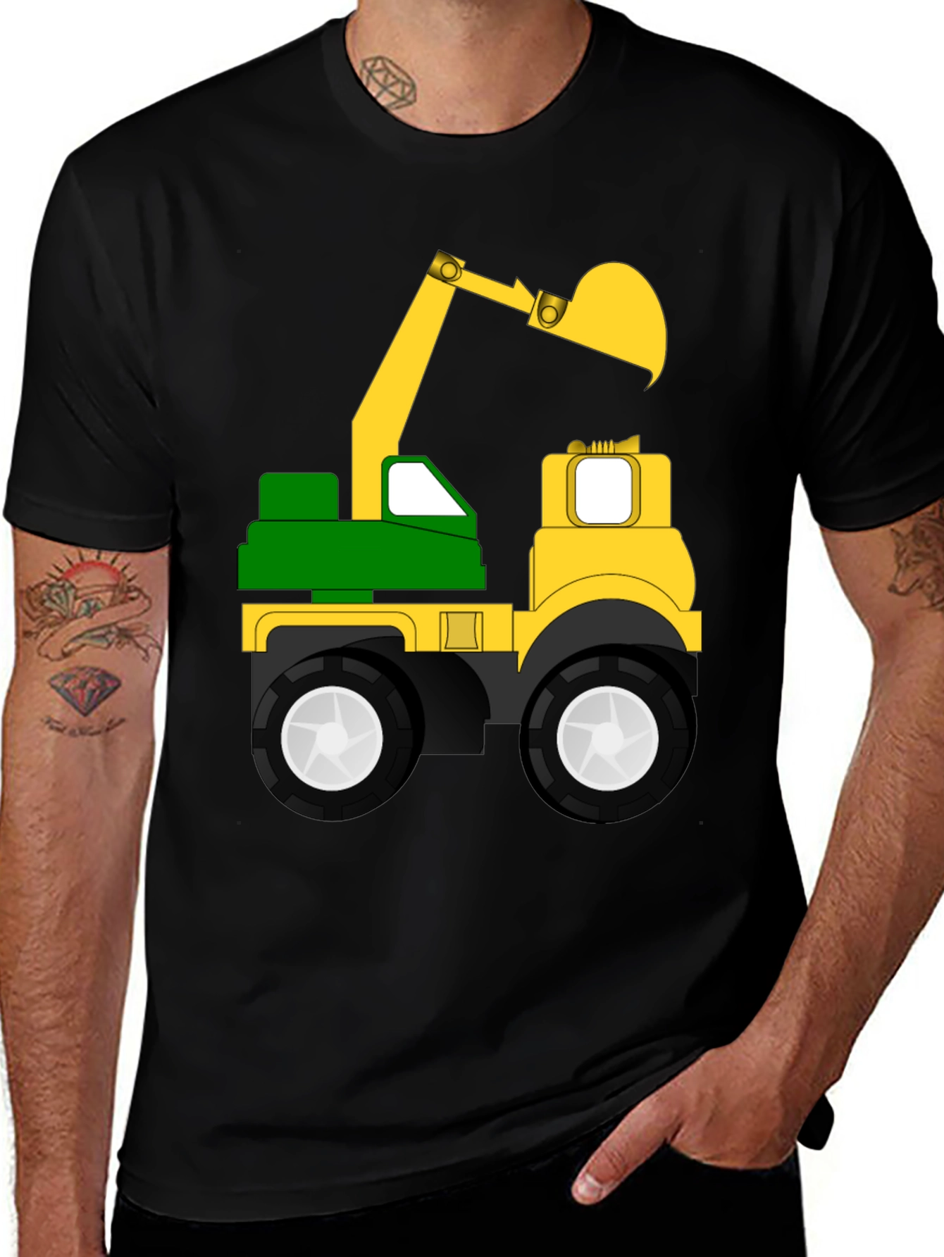 Variant 30 of Excavator T-Shirt - Heavy Equipment Fun