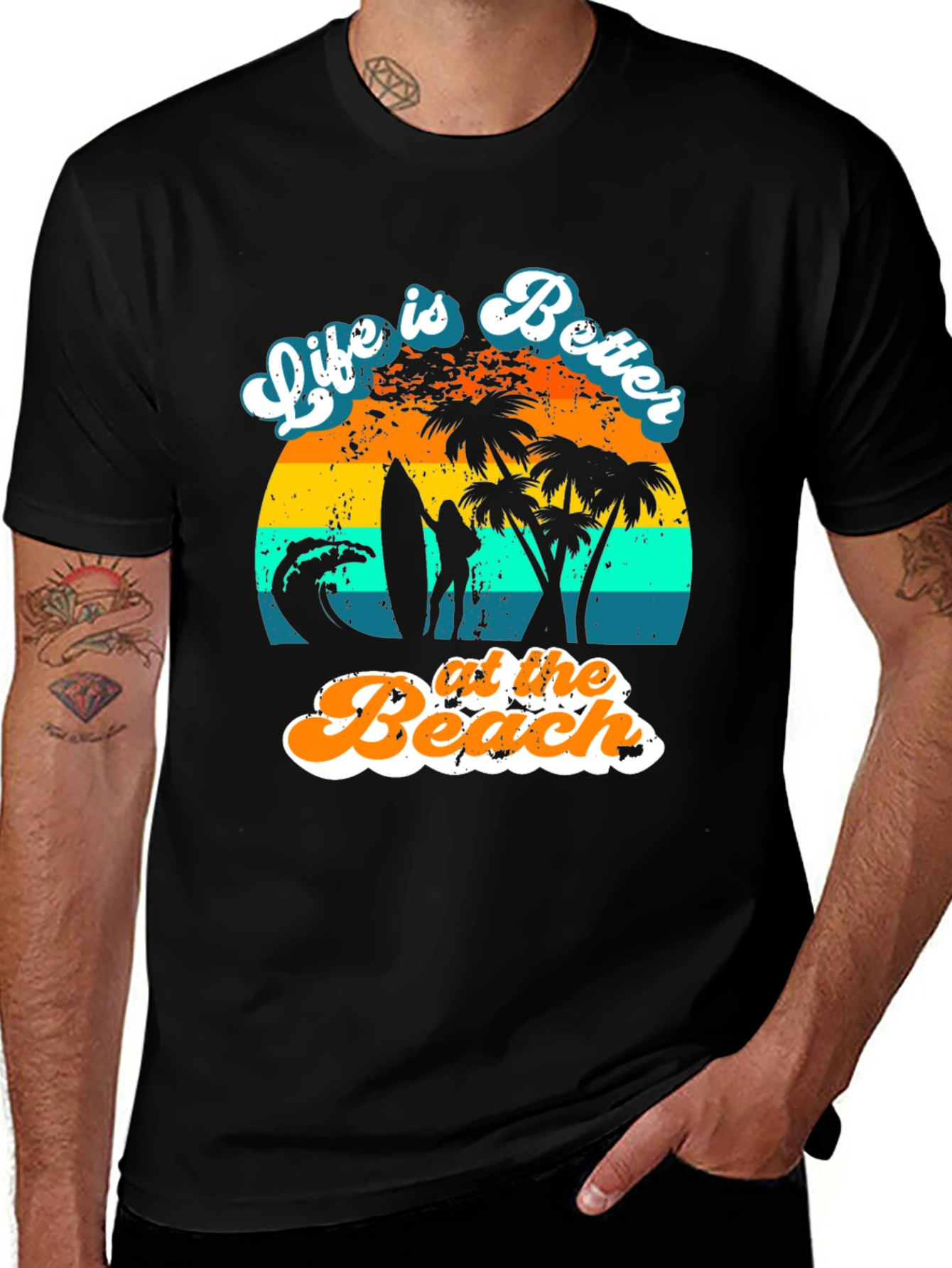Variant 17 of Life is Better at the Beach Graphic Tee