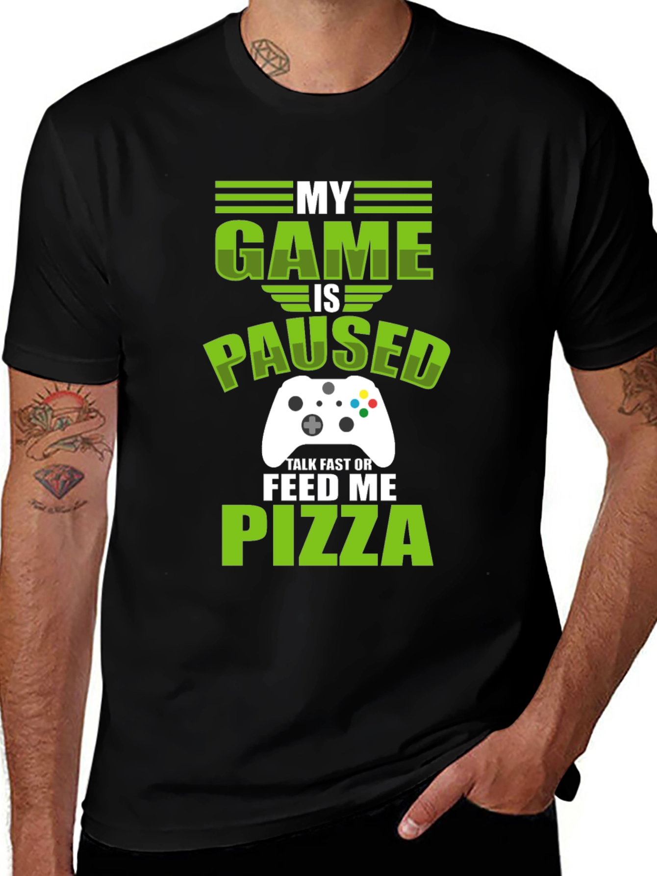 Variant 9 of My Game is Paused Funny Gamer T-Shirt