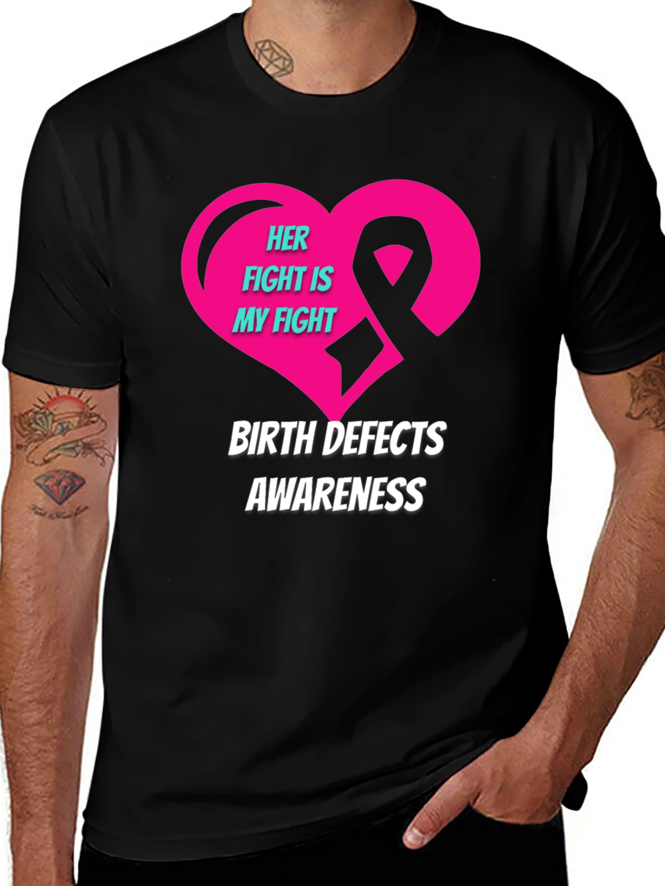Variant 9 of Birth Defects Awareness T-Shirt