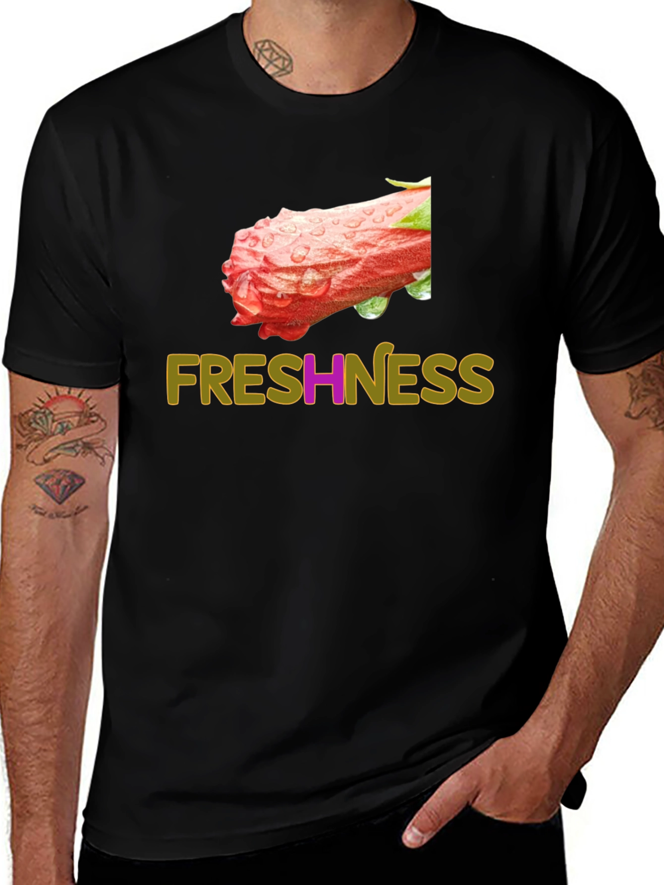 Variant 18 of Freshness Flower Graphic T-Shirt