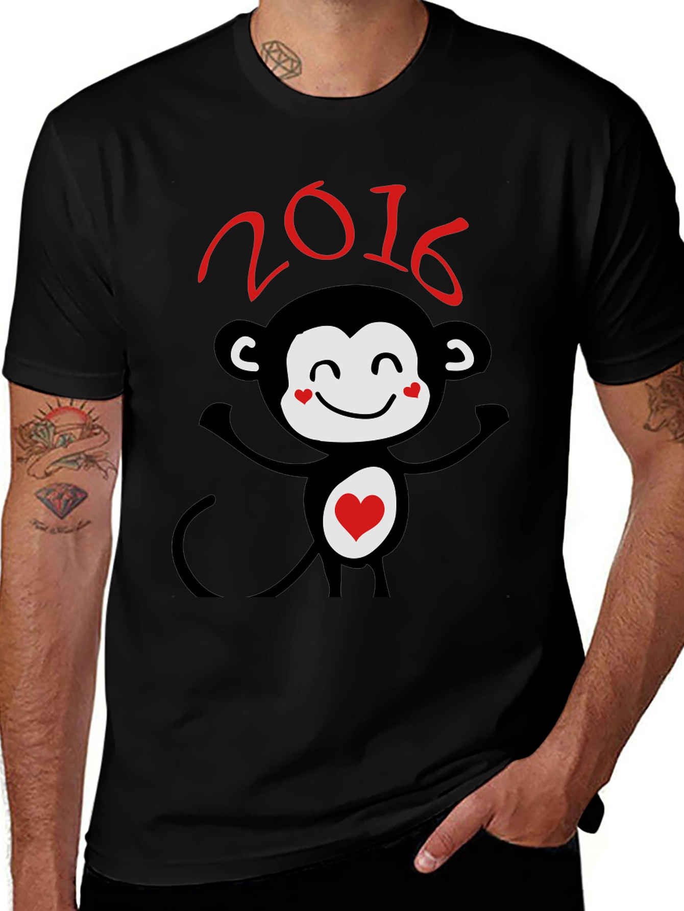 Variant 14 of 2016 Year of the Monkey Graphic Tee