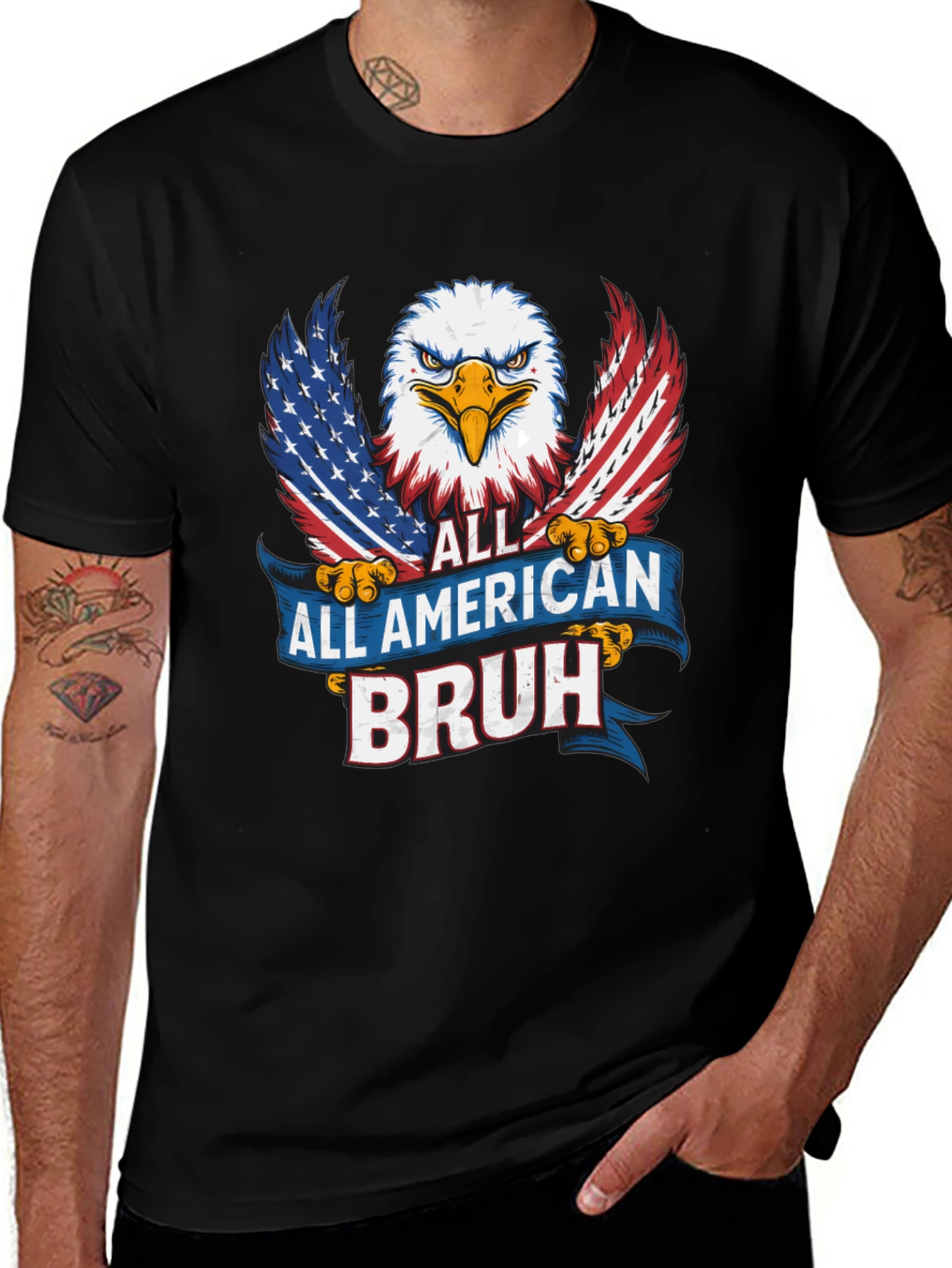 All American Bruh Graphic Tee