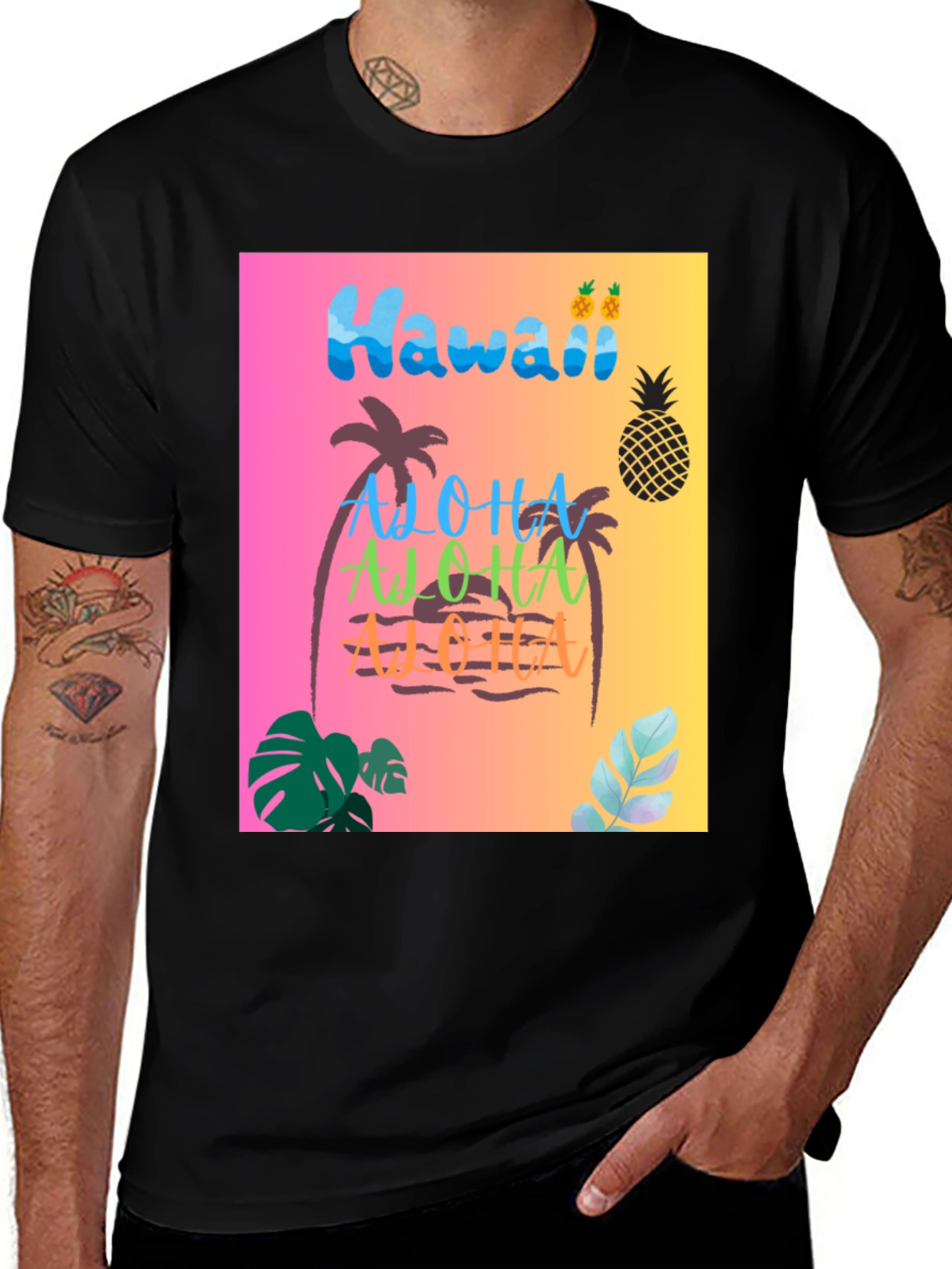 Hawaii Aloha Graphic T-Shirt