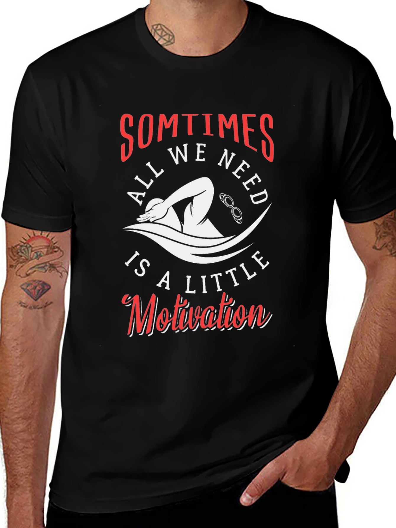 Variant 19 of Motivation Swim T-Shirt