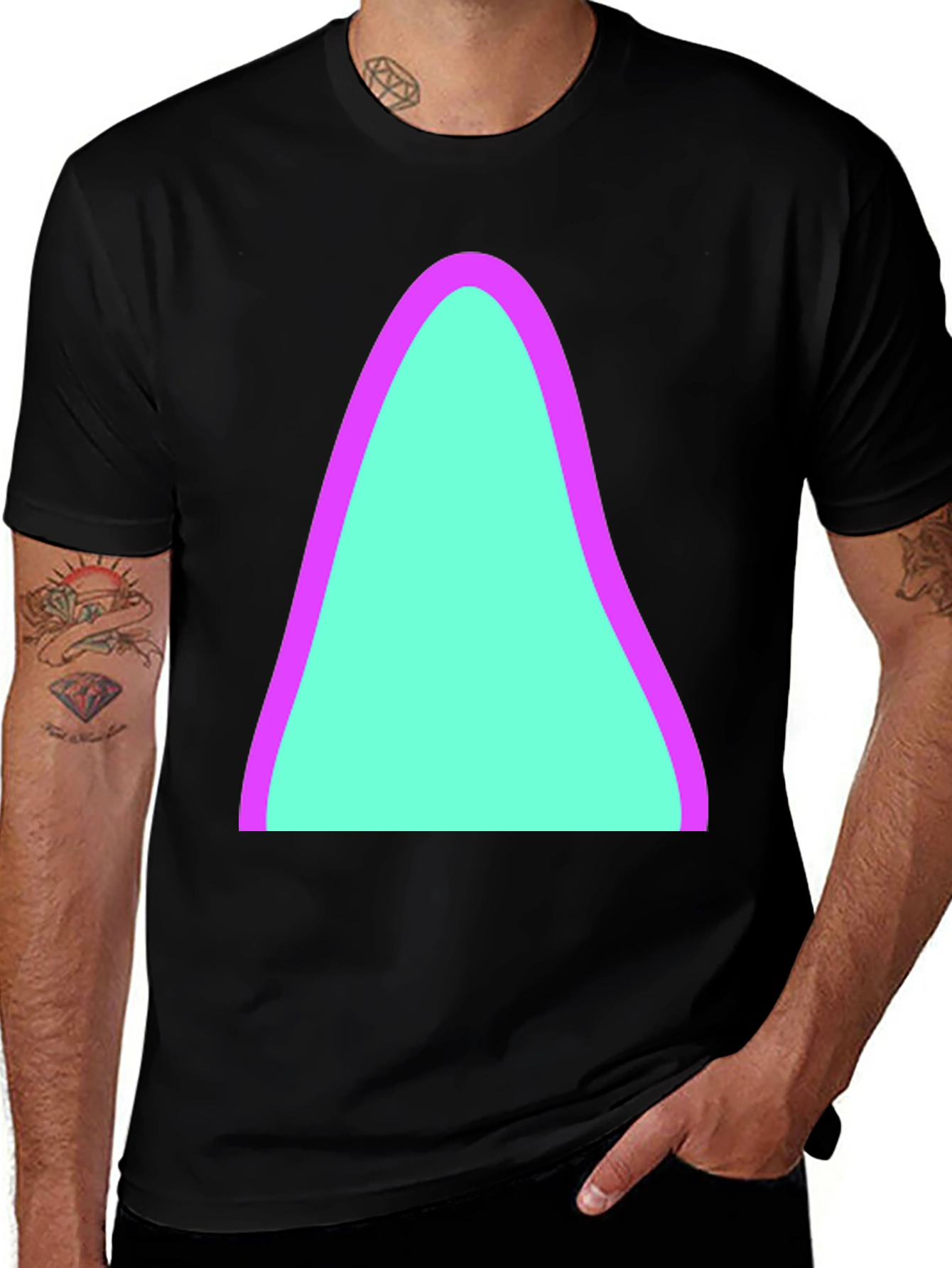 Variant 22 of Abstract Graphic Tee - Cool and Casual