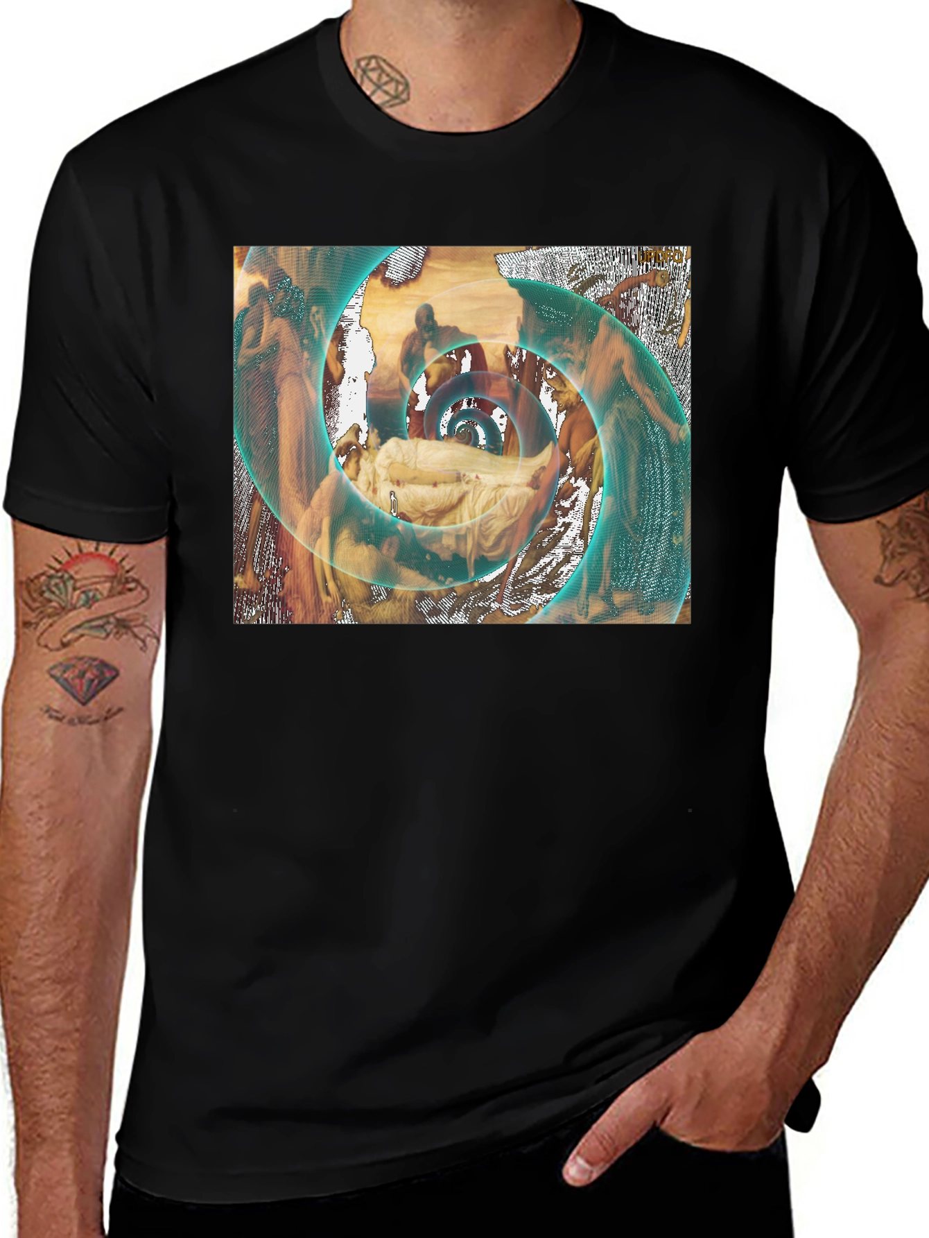 Variant 29 of Surrealist Vortex T-Shirt: Unique Artistic Statement