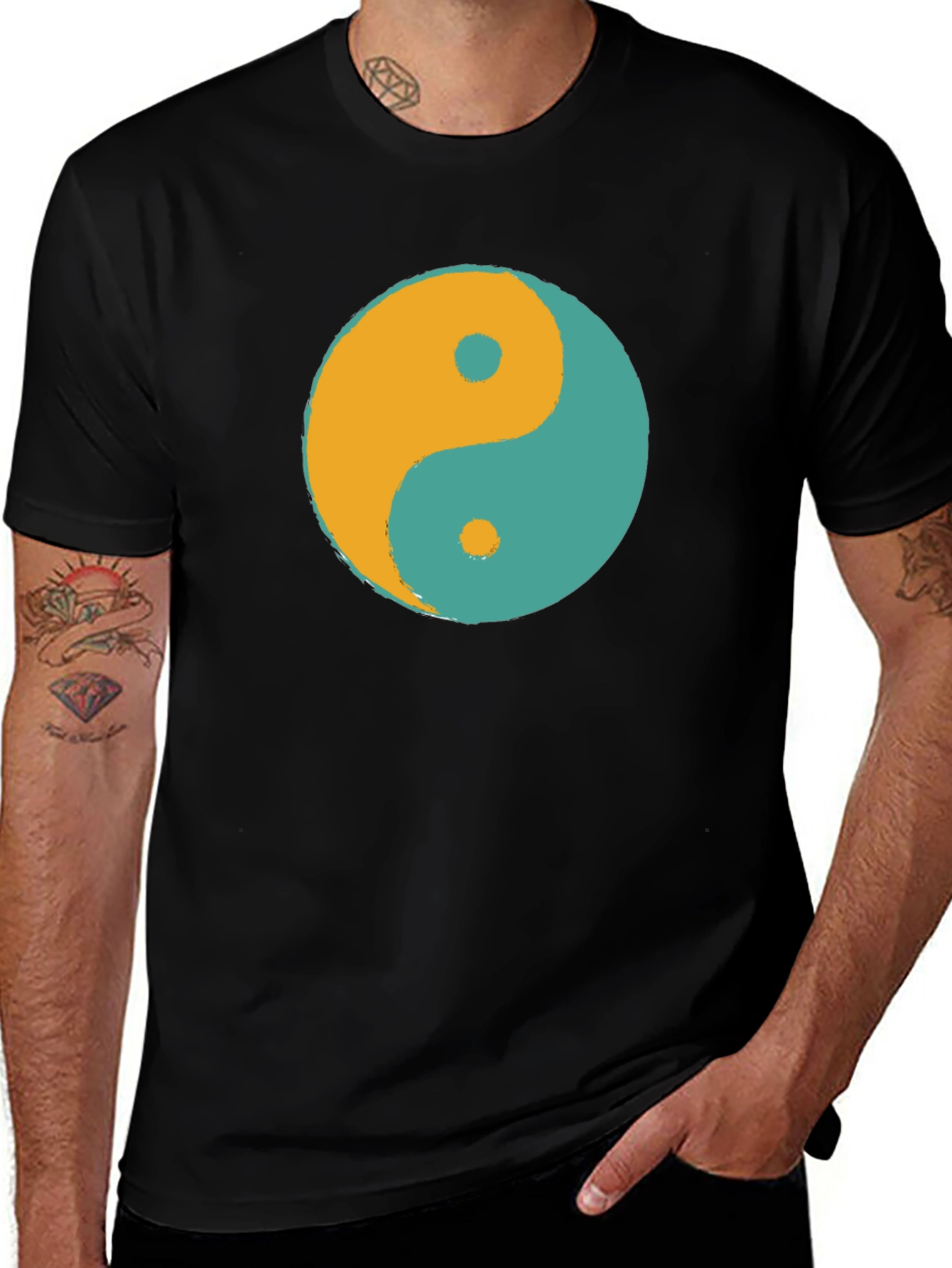Variant 12 of Yin Yang Graphic Tee - Balance & Harmony