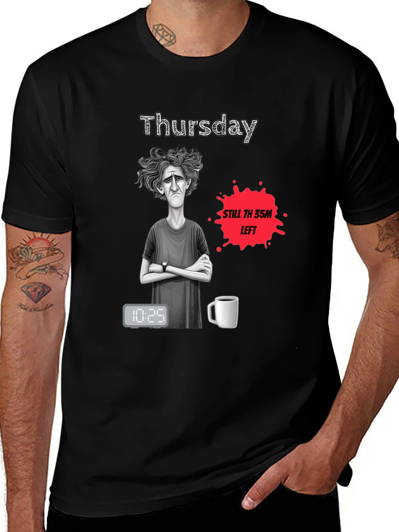 Thursday T-Shirt - Humorous Weary Design