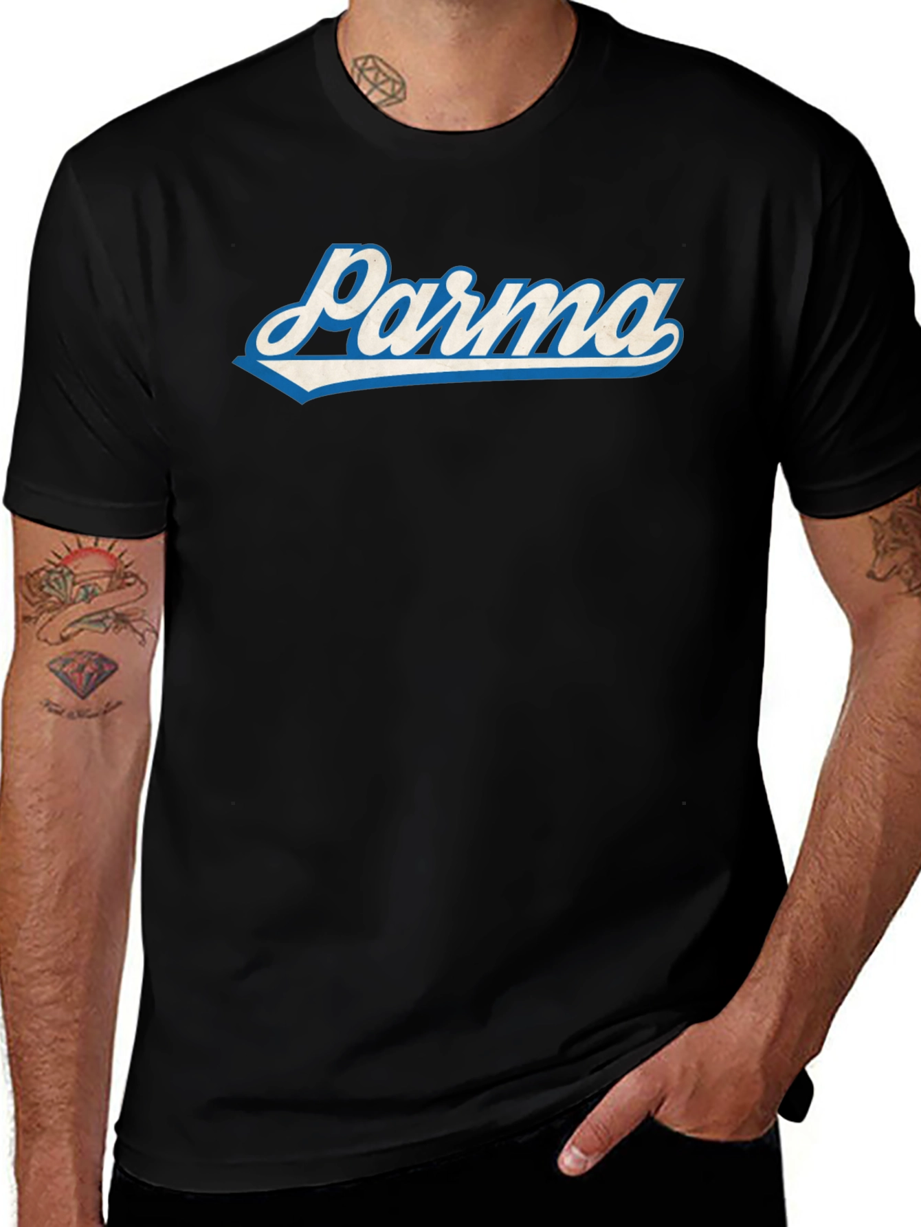 Parma Script T-Shirt - Retro Style