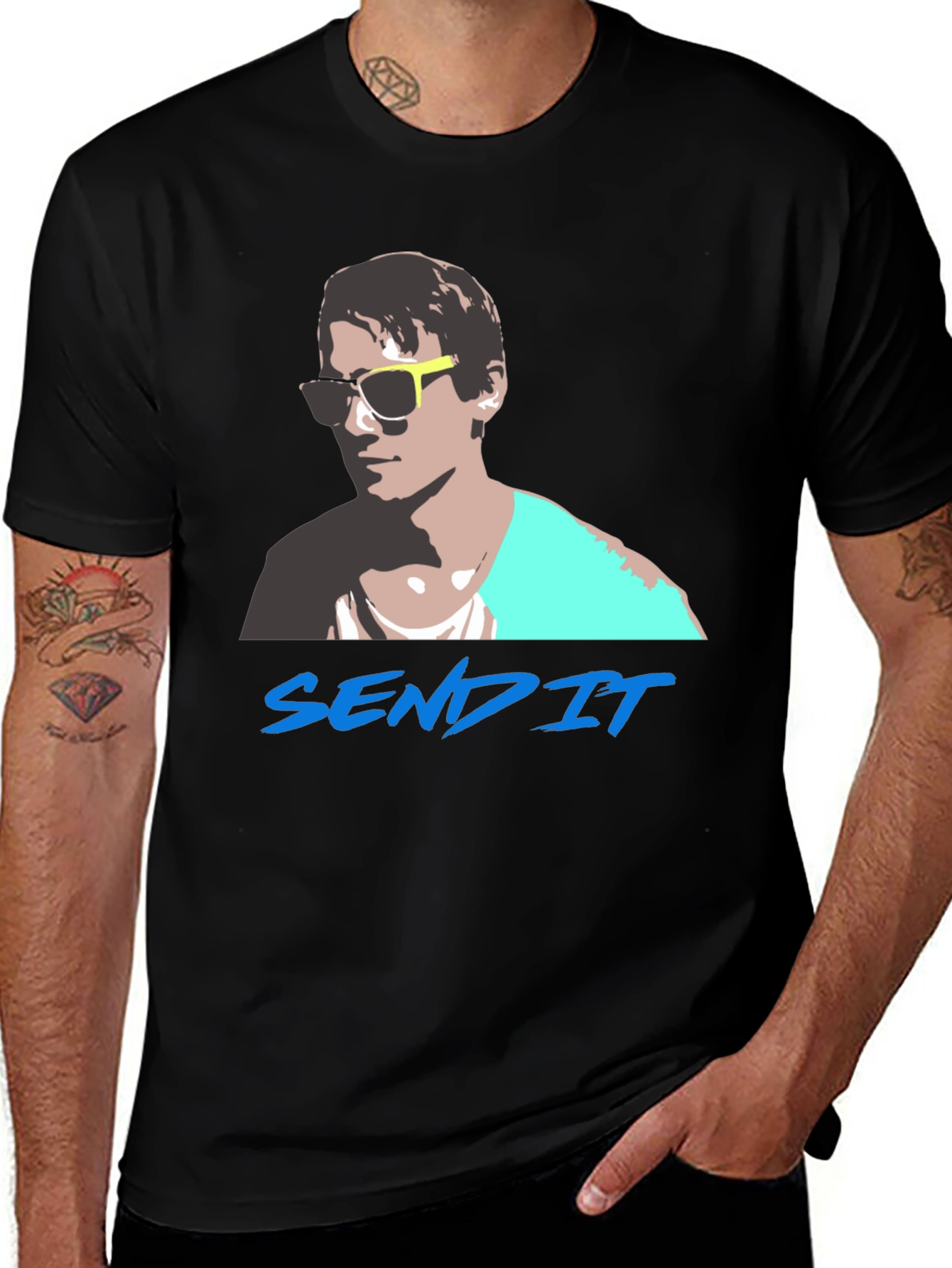 Variant 16 of Send It Graphic Tee - Cool Casual Style
