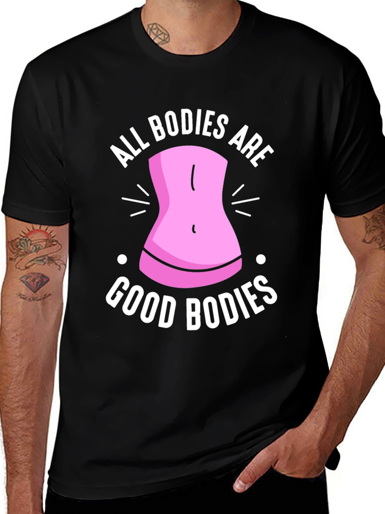 Variant 28 of All Bodies Are Good Bodies Graphic Tee