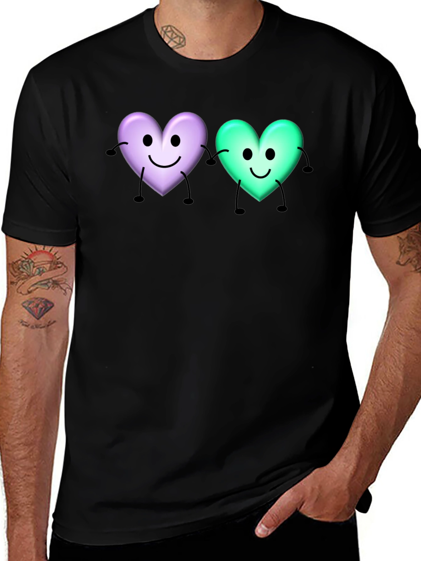 Variant 14 of Cute Cartoon Heart T-Shirt