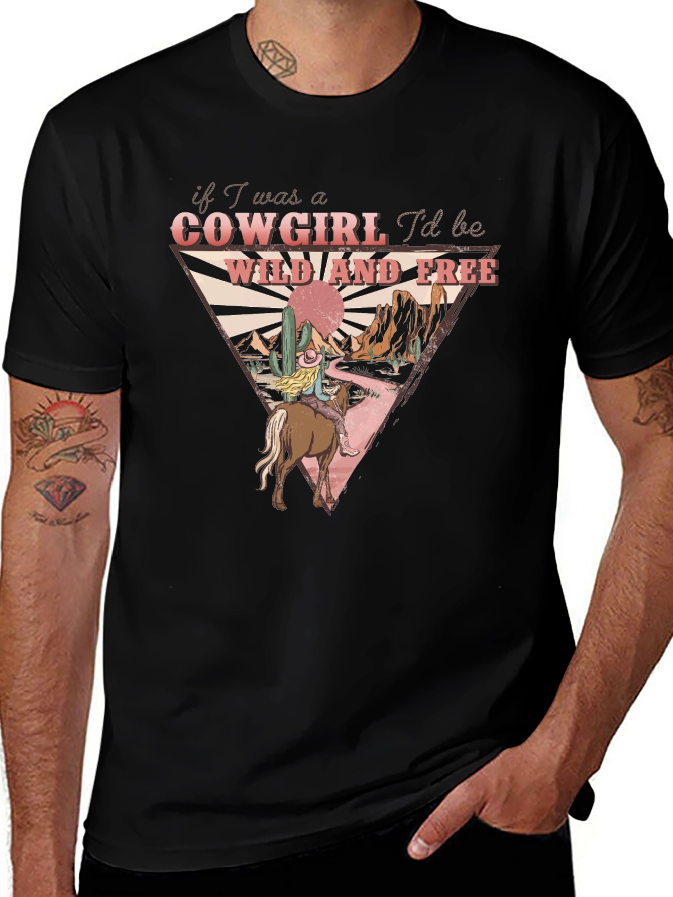 Variant 7 of Wild Cowgirl Graphic Tee
