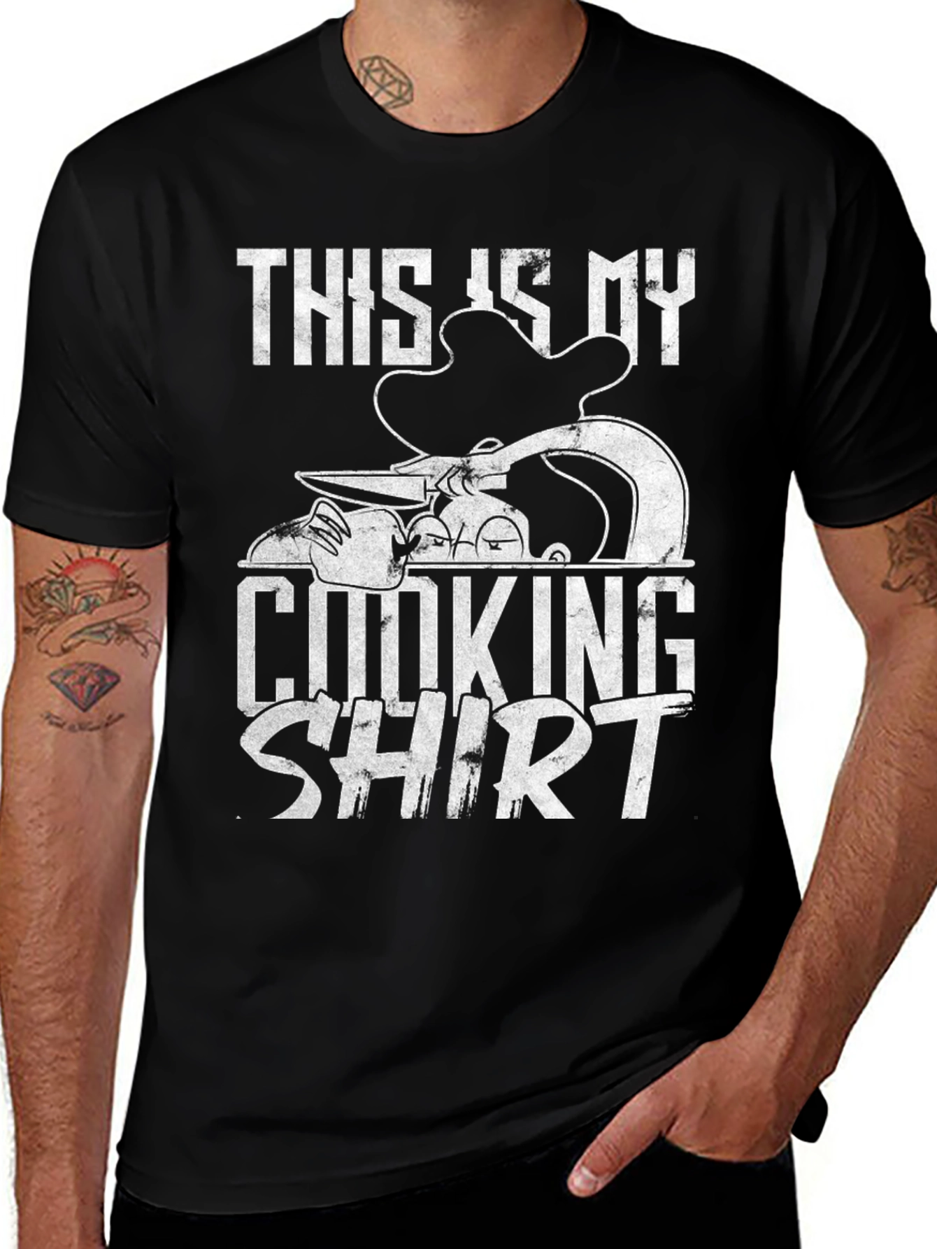 Black This is My Cooking Shirt - Chef T-Shirt main image