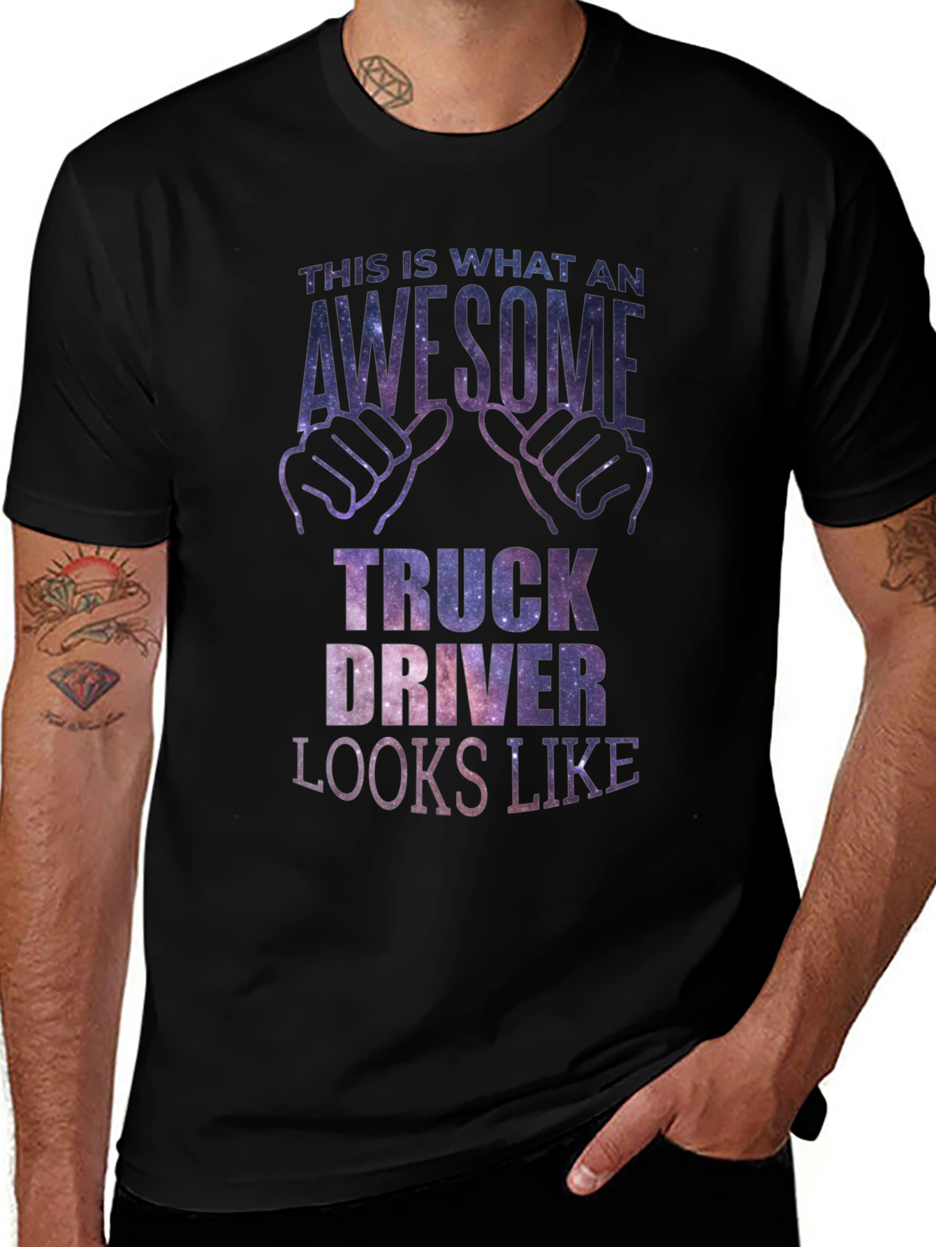 Variant 22 of Awesome Truck Driver Graphic T-Shirt
