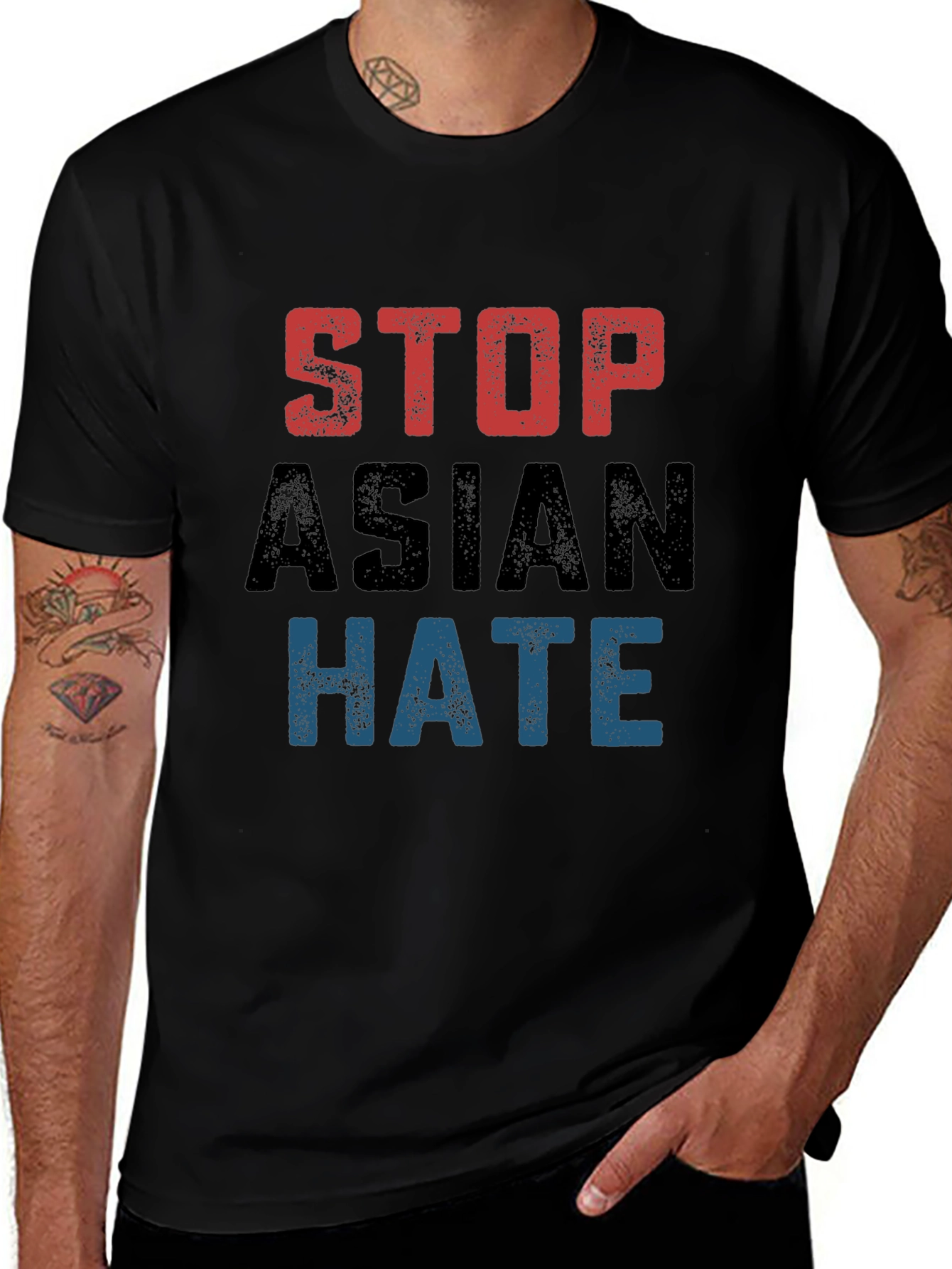 Variant 18 of Stop Asian Hate T-Shirt Activism Awareness Tee