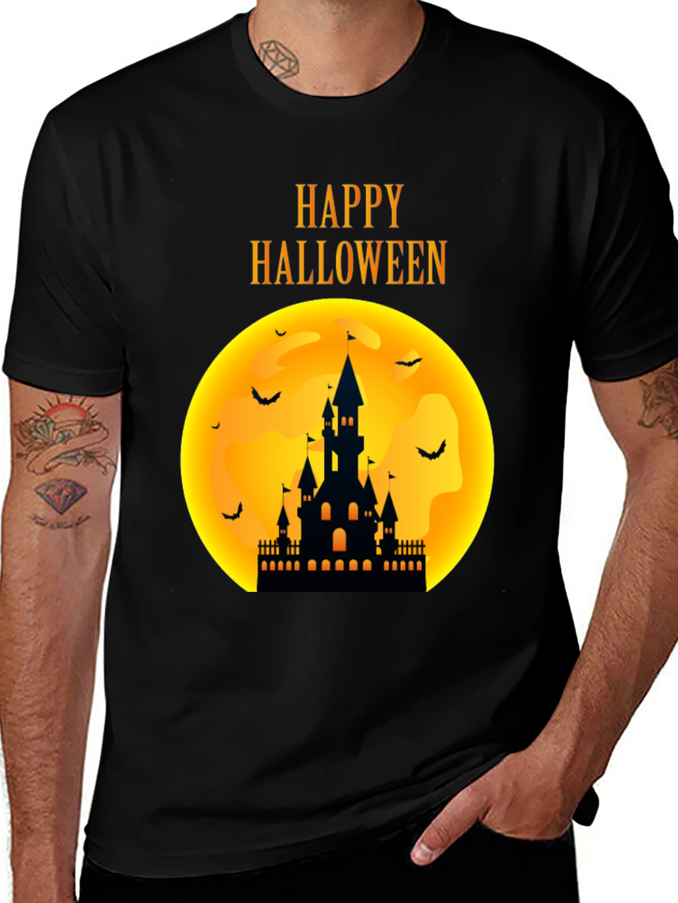 Variant 19 of Happy Halloween Castle T-Shirt