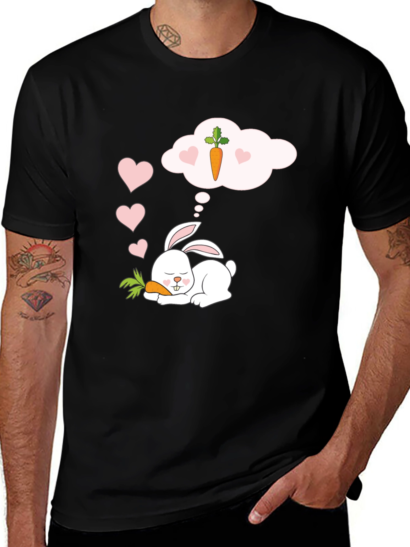 Variant 24 of Cute Bunny Carrot Dream T-Shirt