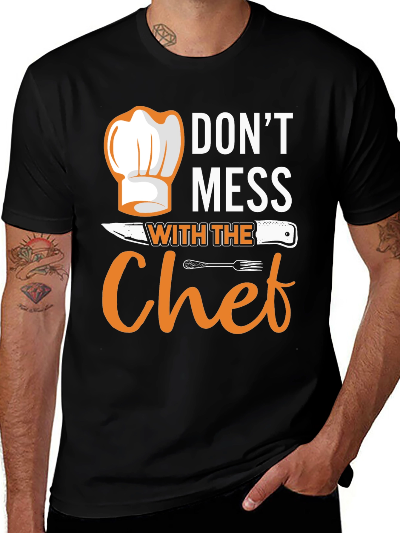Variant 29 of Don't Mess With The Chef Graphic Tee