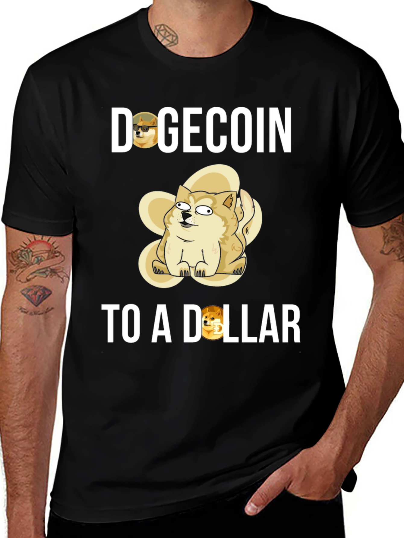 Dogecoin To A Dollar T-Shirt