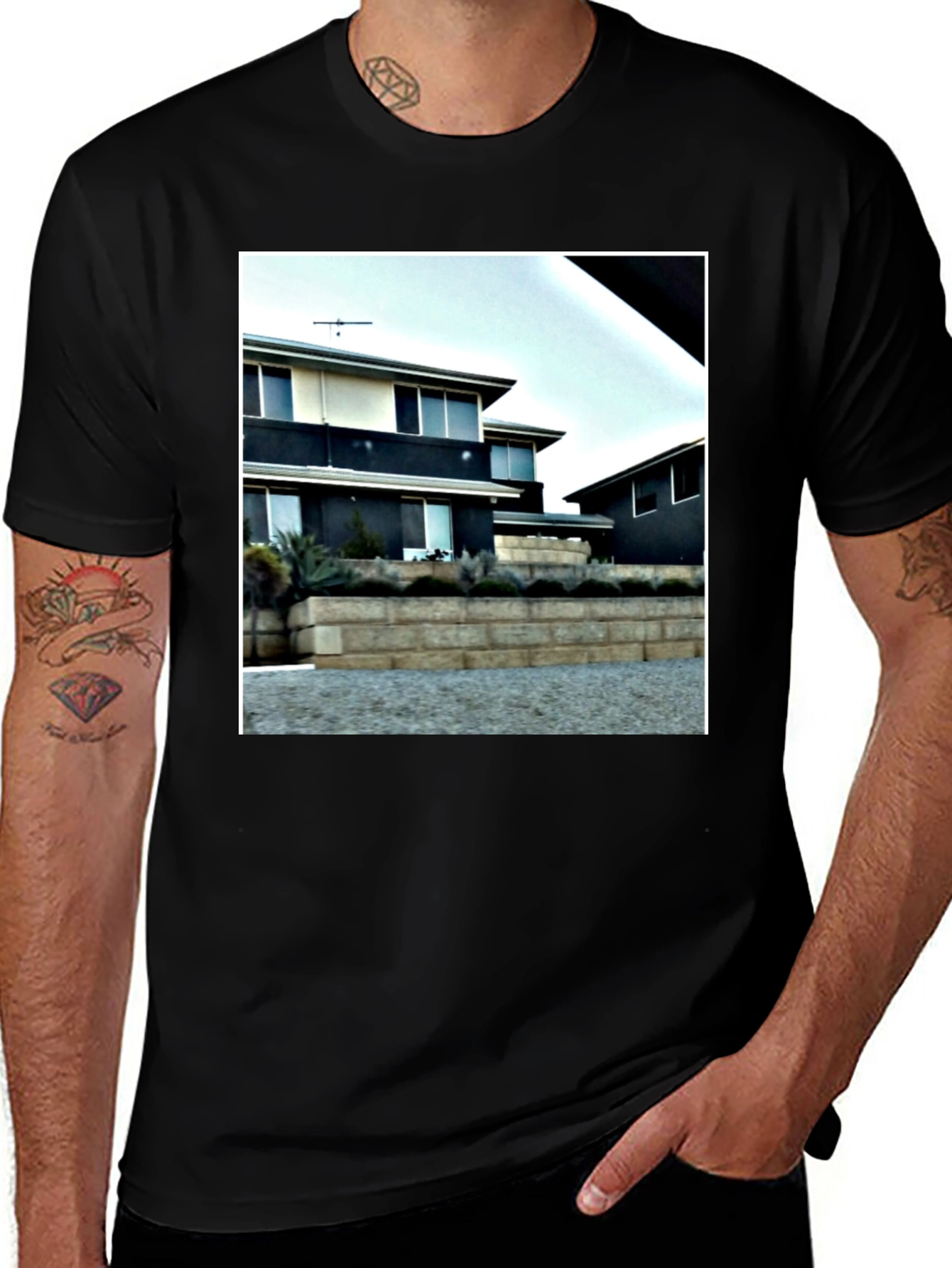 Modern House T-Shirt: Architect Style, Premium Comfort