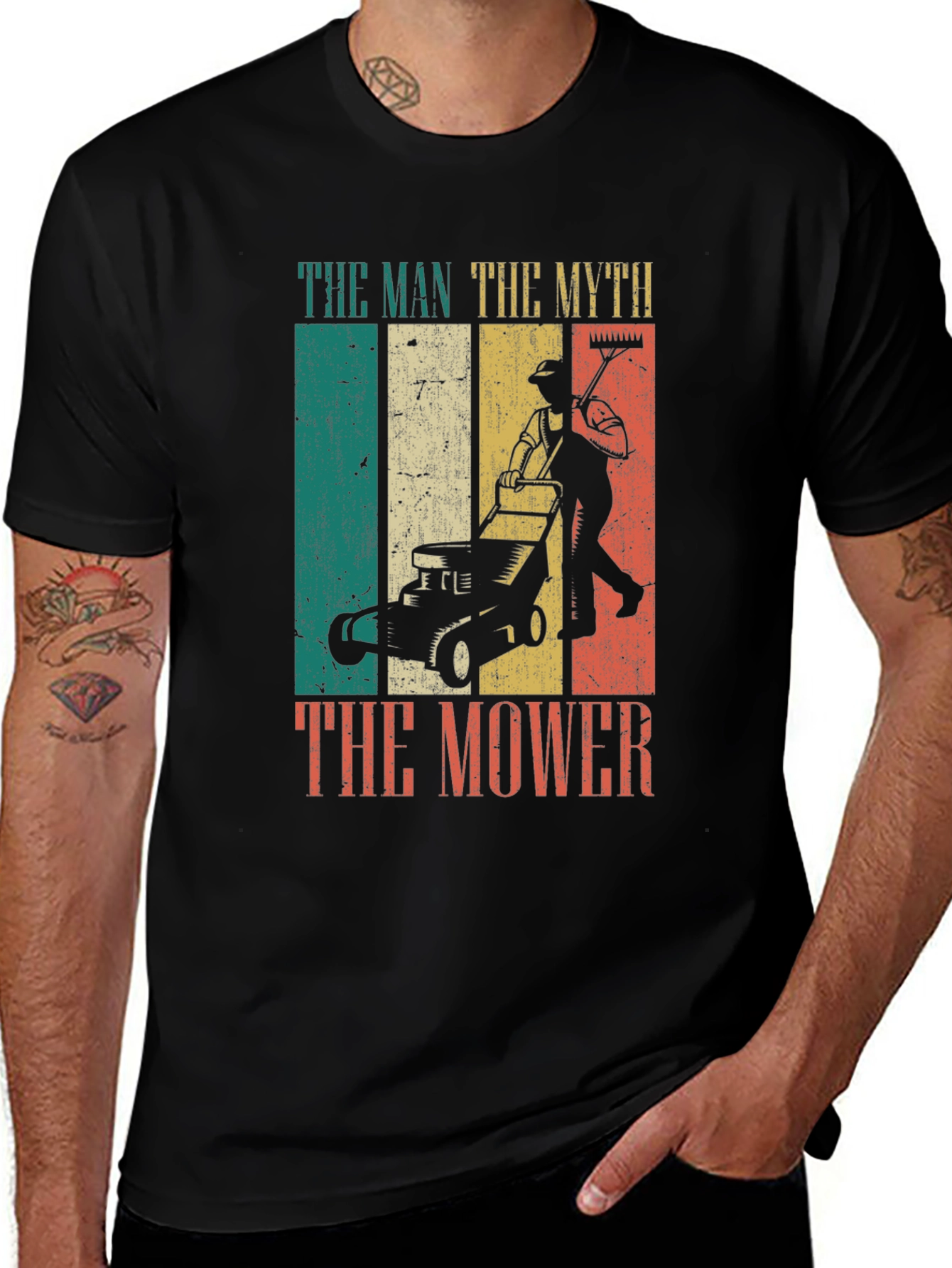 Variant 24 of The Man The Myth The Mower Graphic T-Shirt