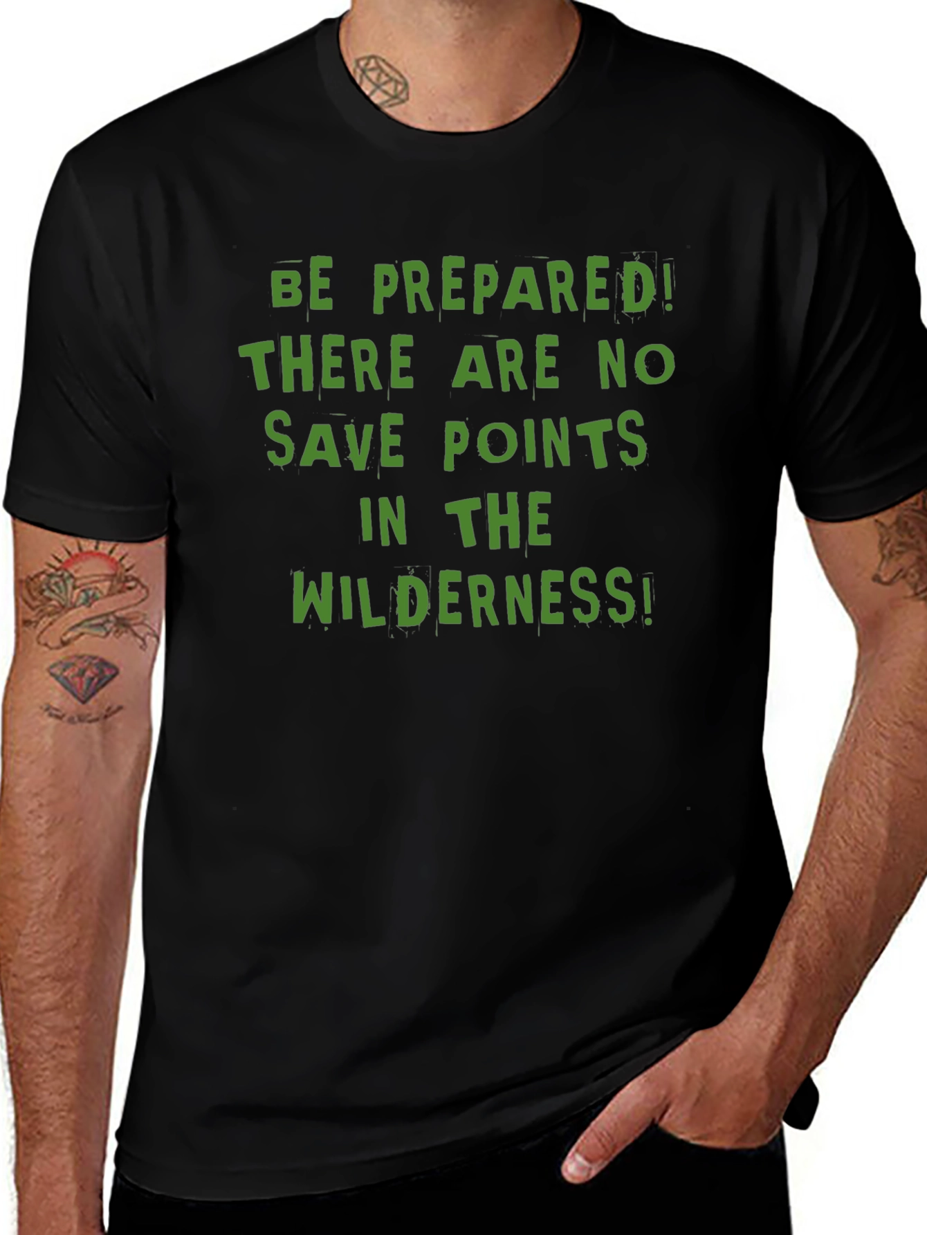 Variant 23 of Be Prepared Wilderness T-Shirt