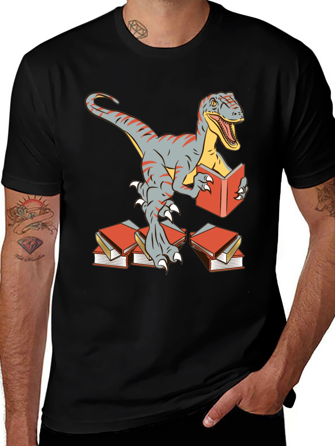 Variant 22 of Dino Reader T-Shirt