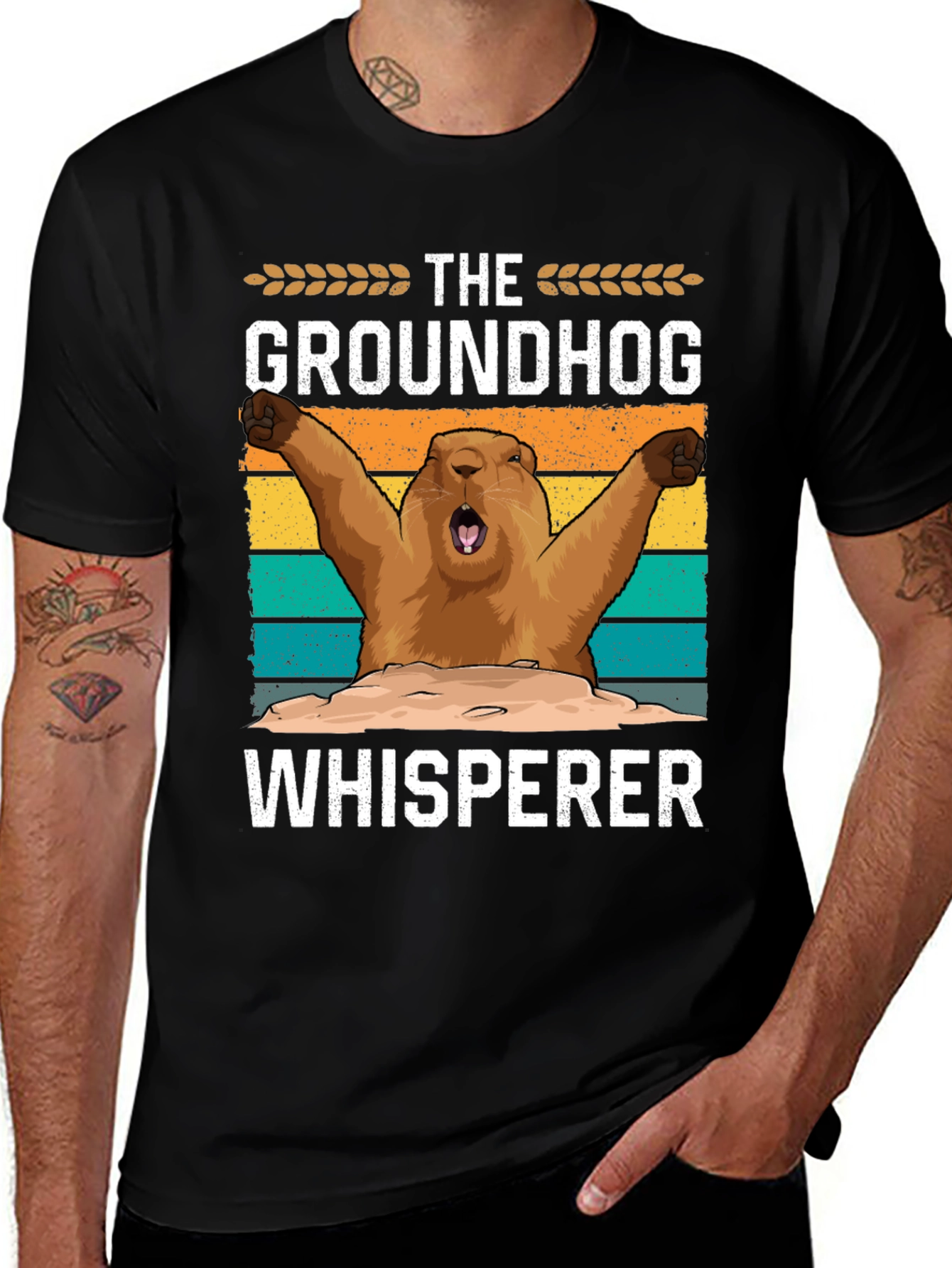 Variant 21 of Groundhog Whisperer Graphic T-Shirt