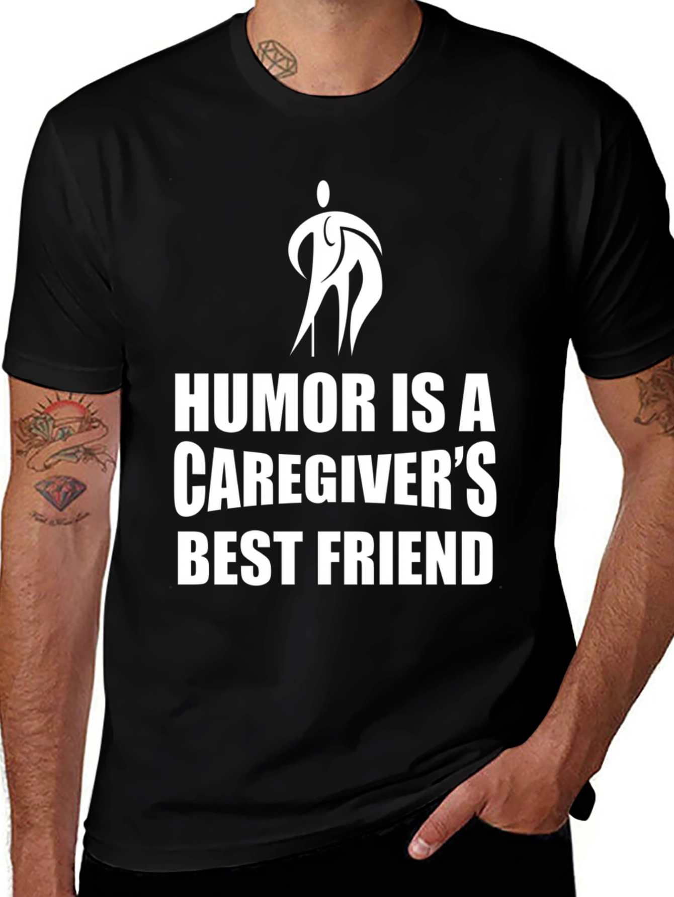 Variant 25 of Humor is a Caregiver's Best Friend T-Shirt