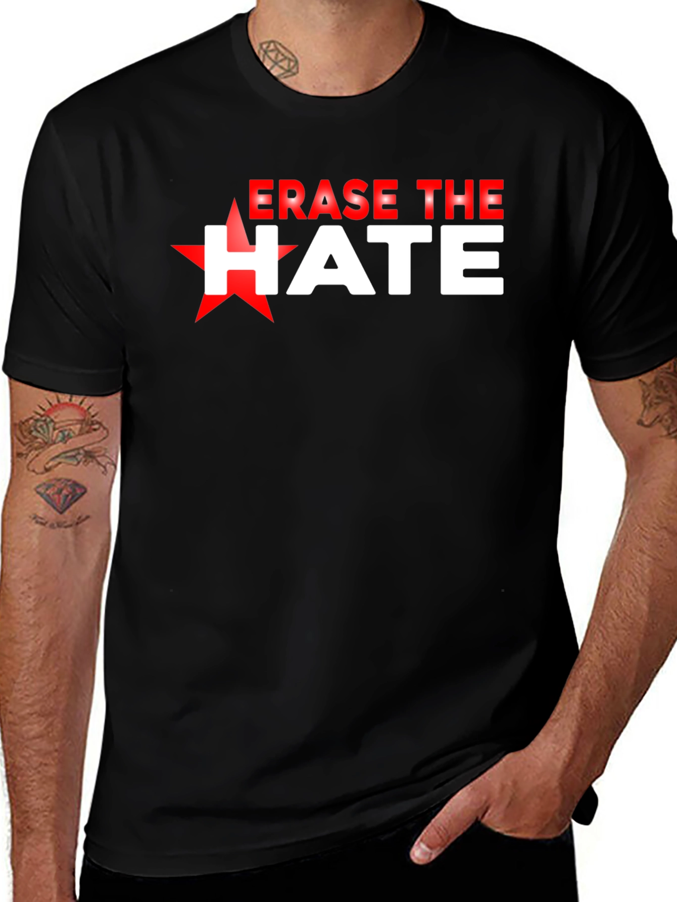 Variant 20 of Erase the Hate Graphic T-Shirt
