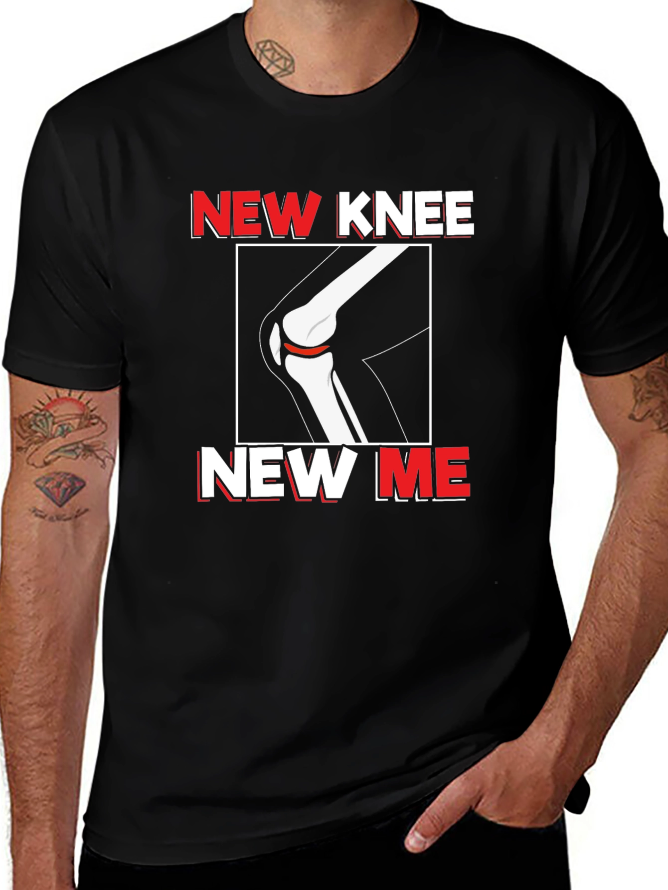 Variant 26 of New Knee New Me Graphic T-Shirt
