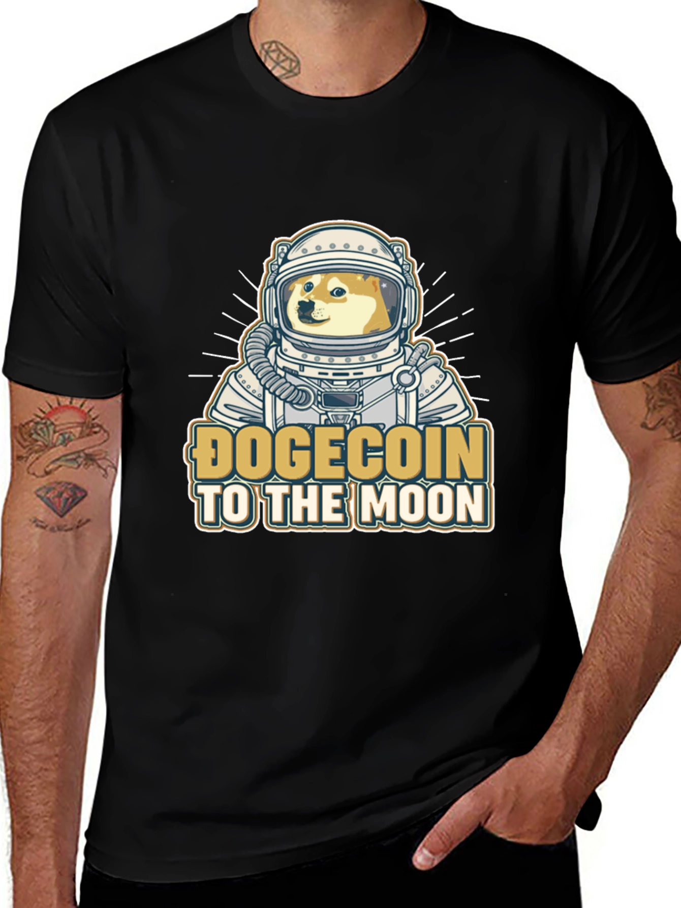 Dogecoin to the Moon T-Shirt
