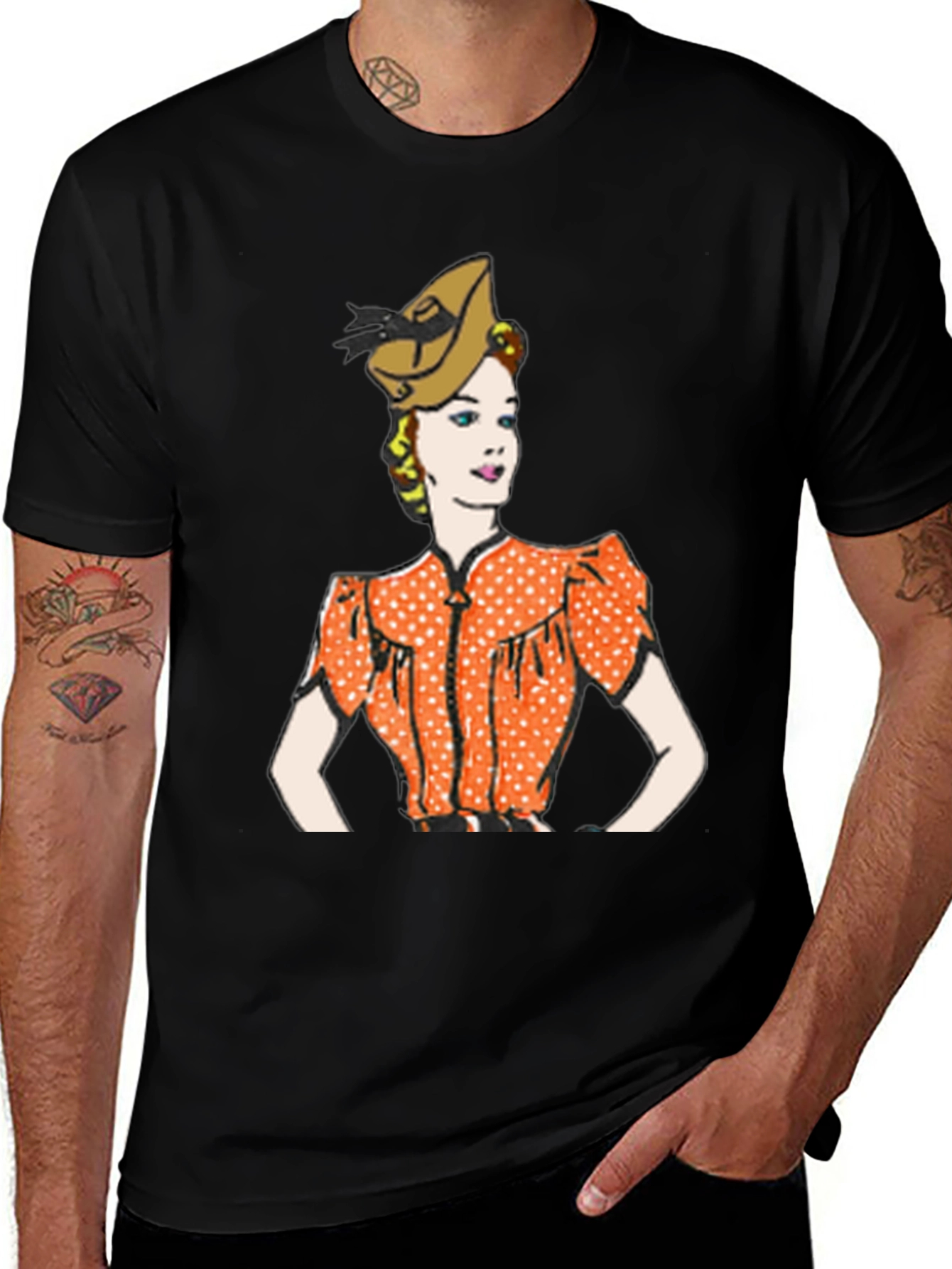 Vintage Cartoon Woman T-Shirt