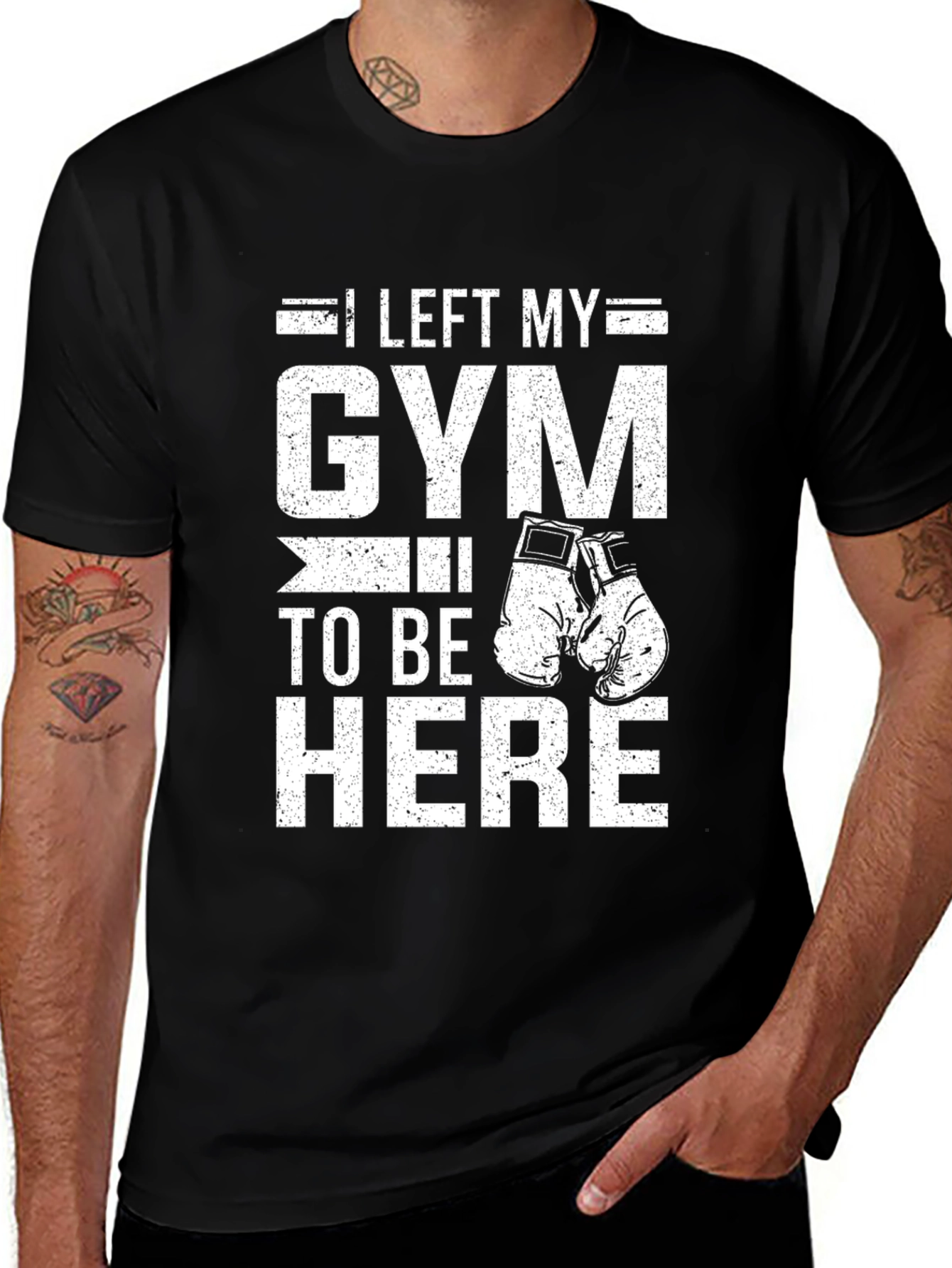 Gym Humor Graphic Tee - Workout Motivation Shirt