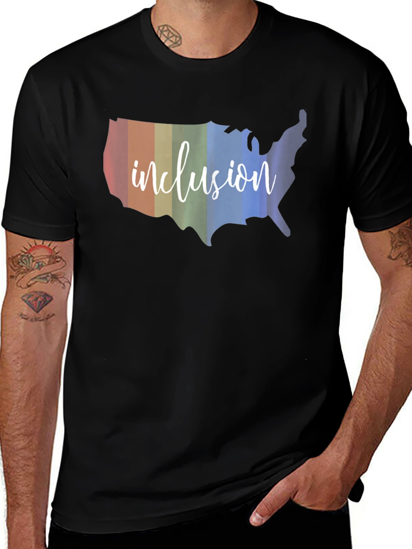 Variant 7 of Inclusion USA Pride T-Shirt