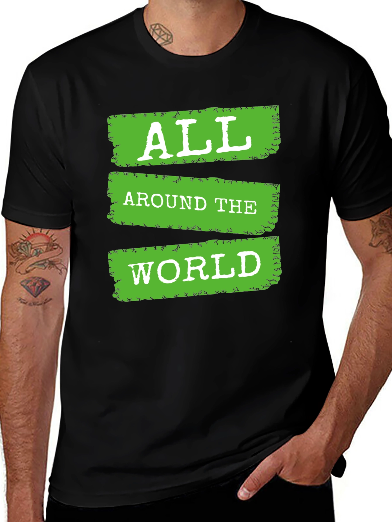 Variant 24 of All Around the World Graphic Tee