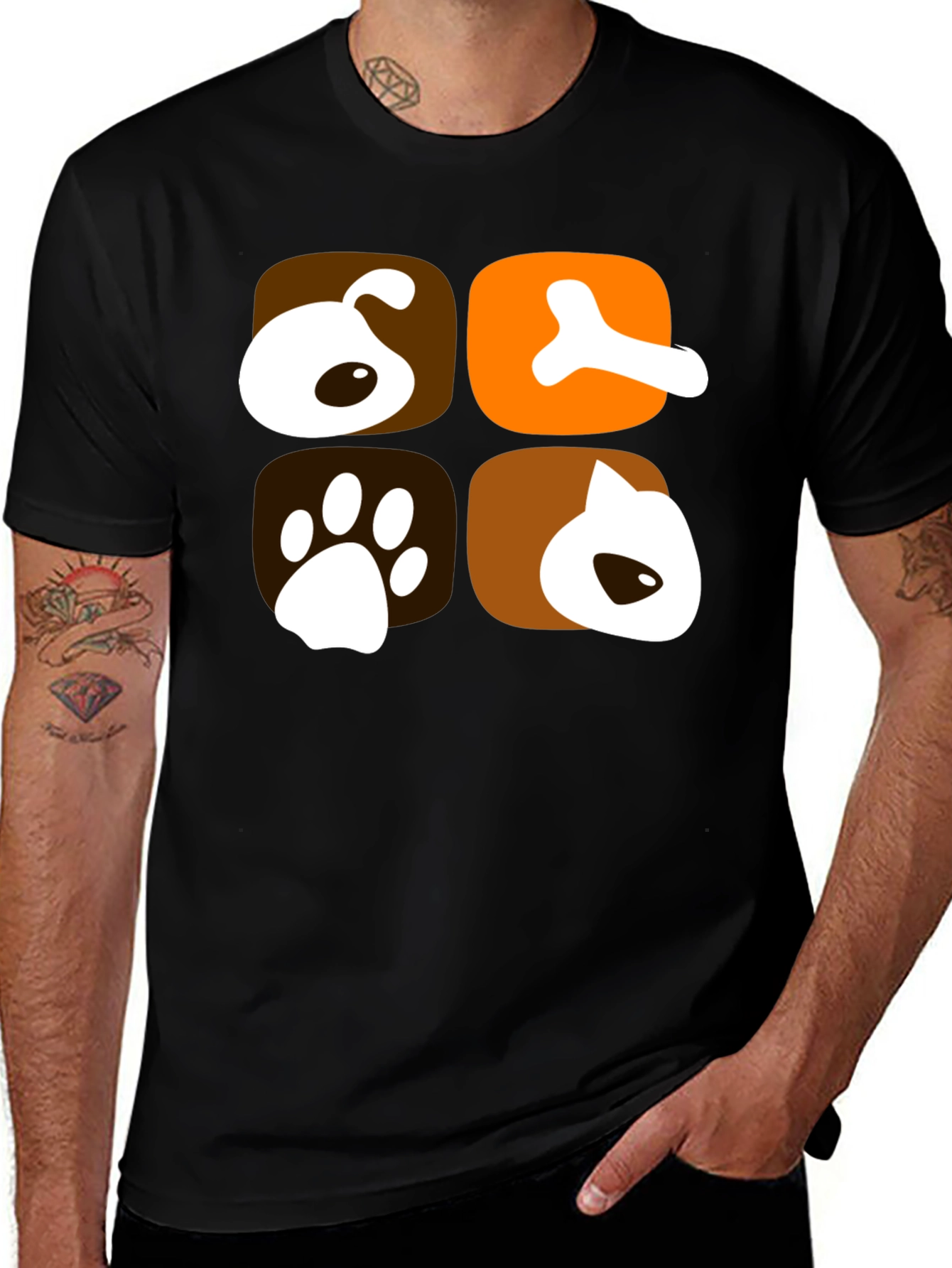 Variant 25 of Dog Lover T-Shirt, Canine Design