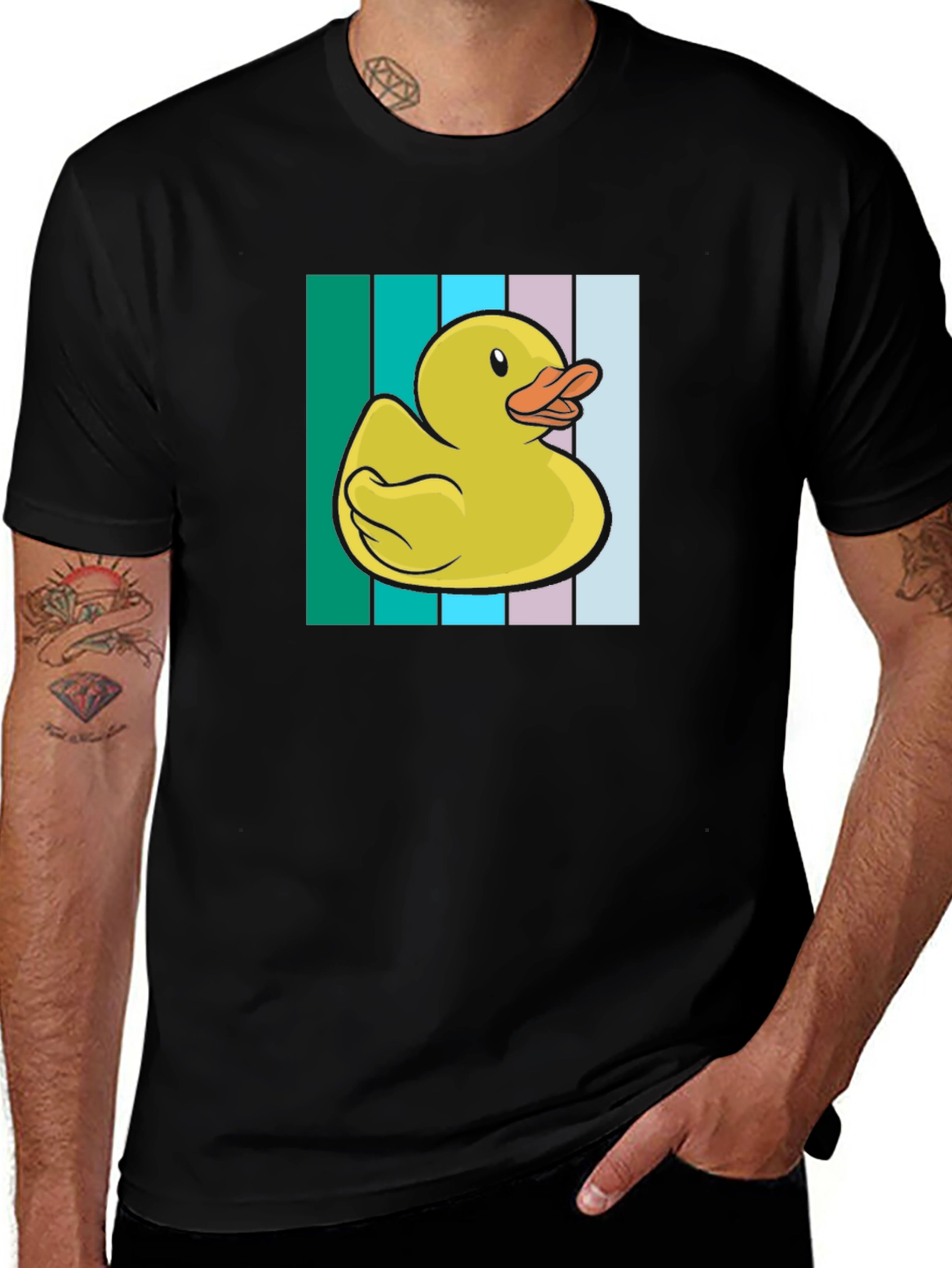 Variant 4 of Rubber Duck T-Shirt - Fun and Quirky Design