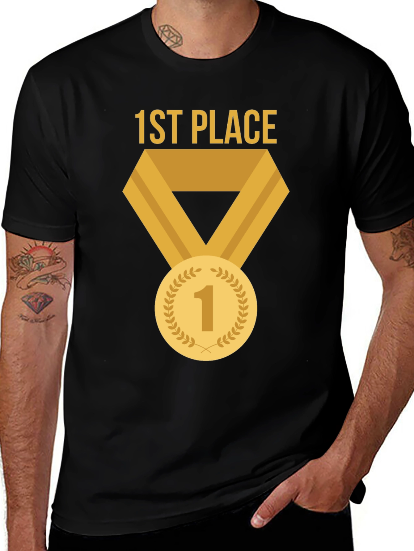 1st Place Winner T-Shirt - Gold Medal Design