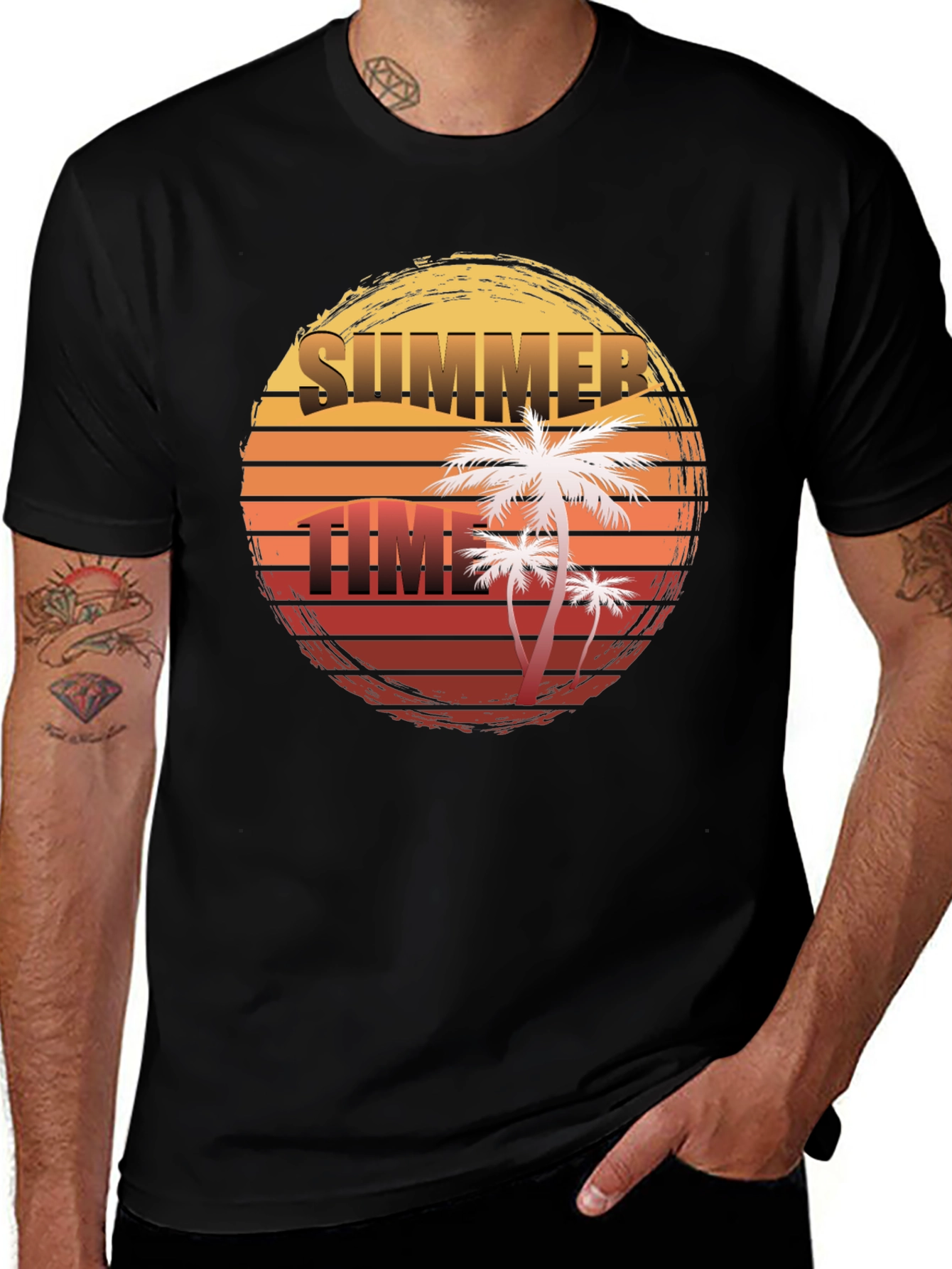 Variant 15 of Summer Time Graphic T-Shirt - Tropical Vibe
