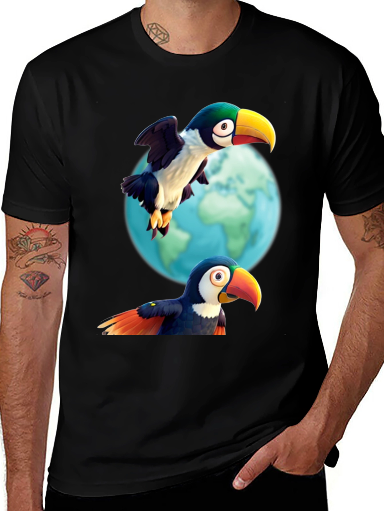 Variant 20 of Toucan T-Shirt: A Tropical Adventure!