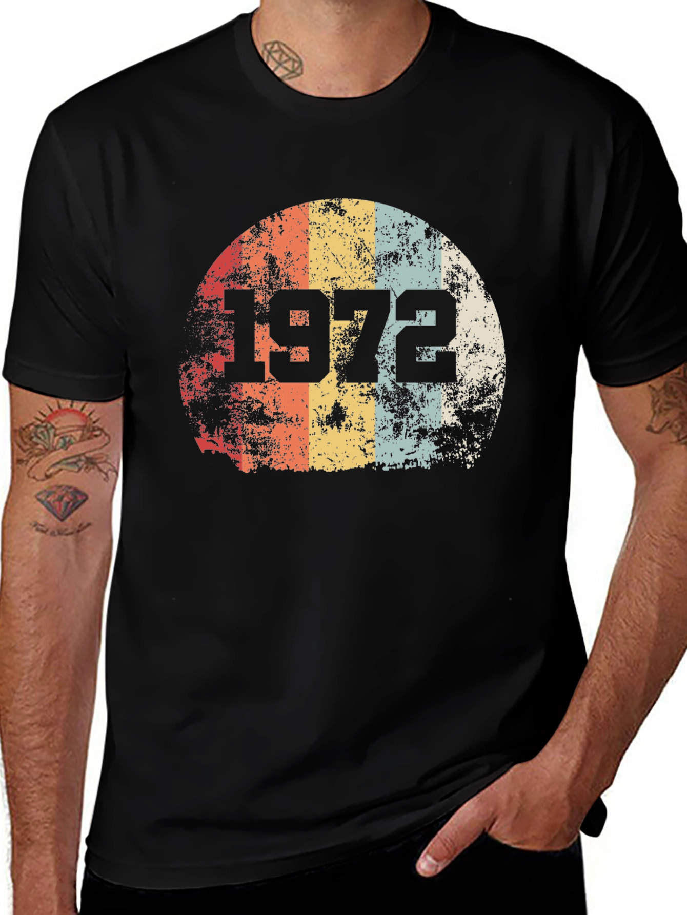 Variant 21 of Vintage 1972 Graphic Tee - Retro Birthday Shirt