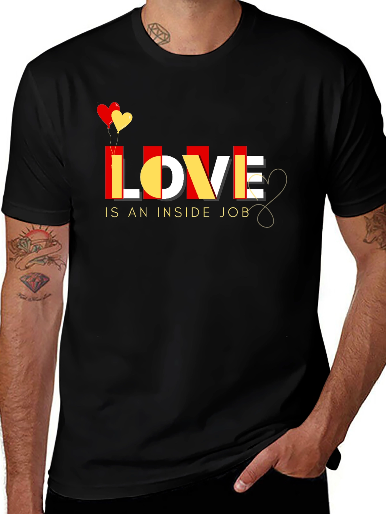Variant 17 of Love Is An Inside Job T-Shirt