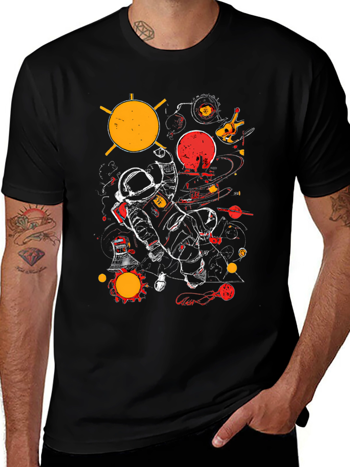 Variant 23 of Cosmic Astronaut Graphic T-Shirt