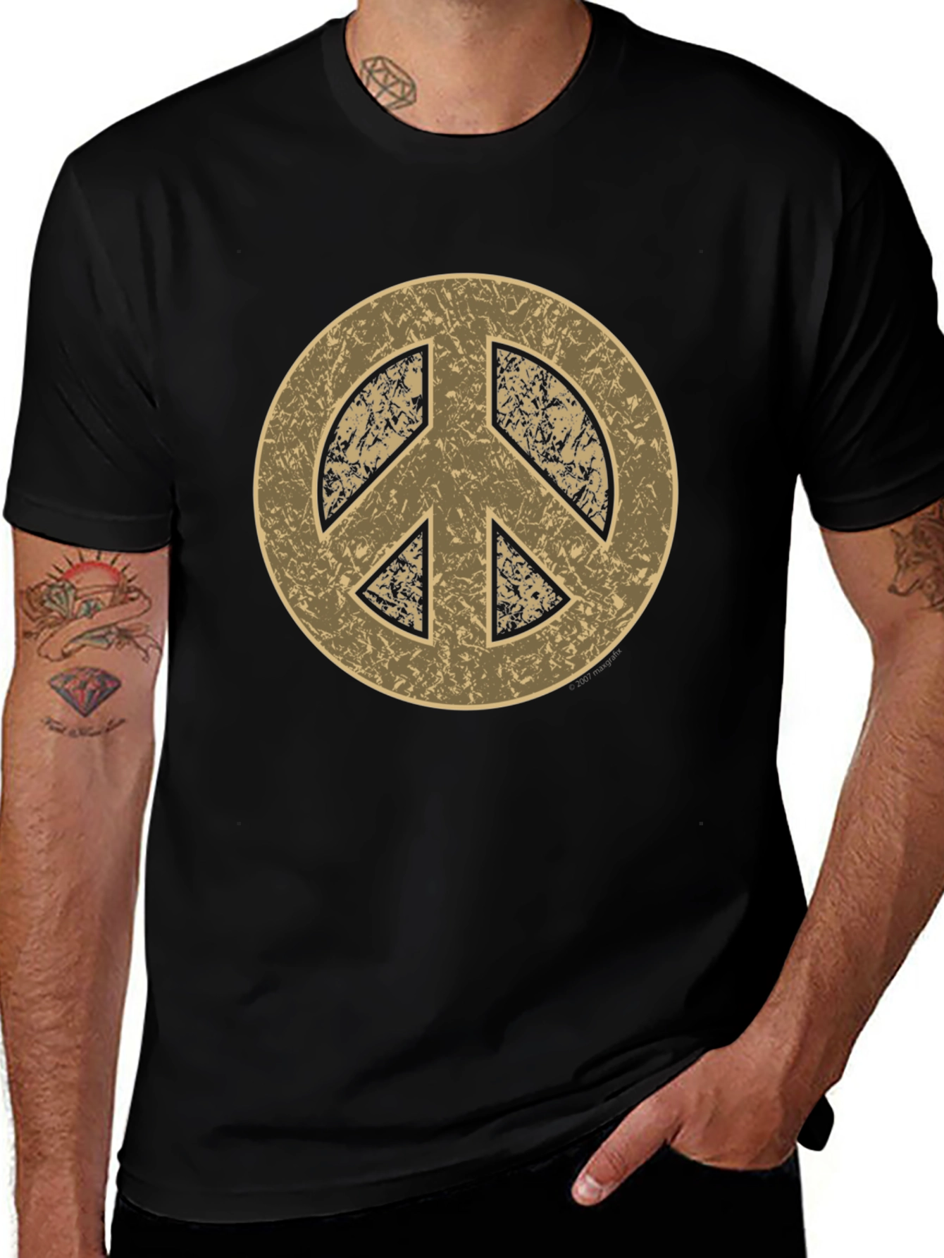Variant 28 of Peace Sign Graphic T-Shirt