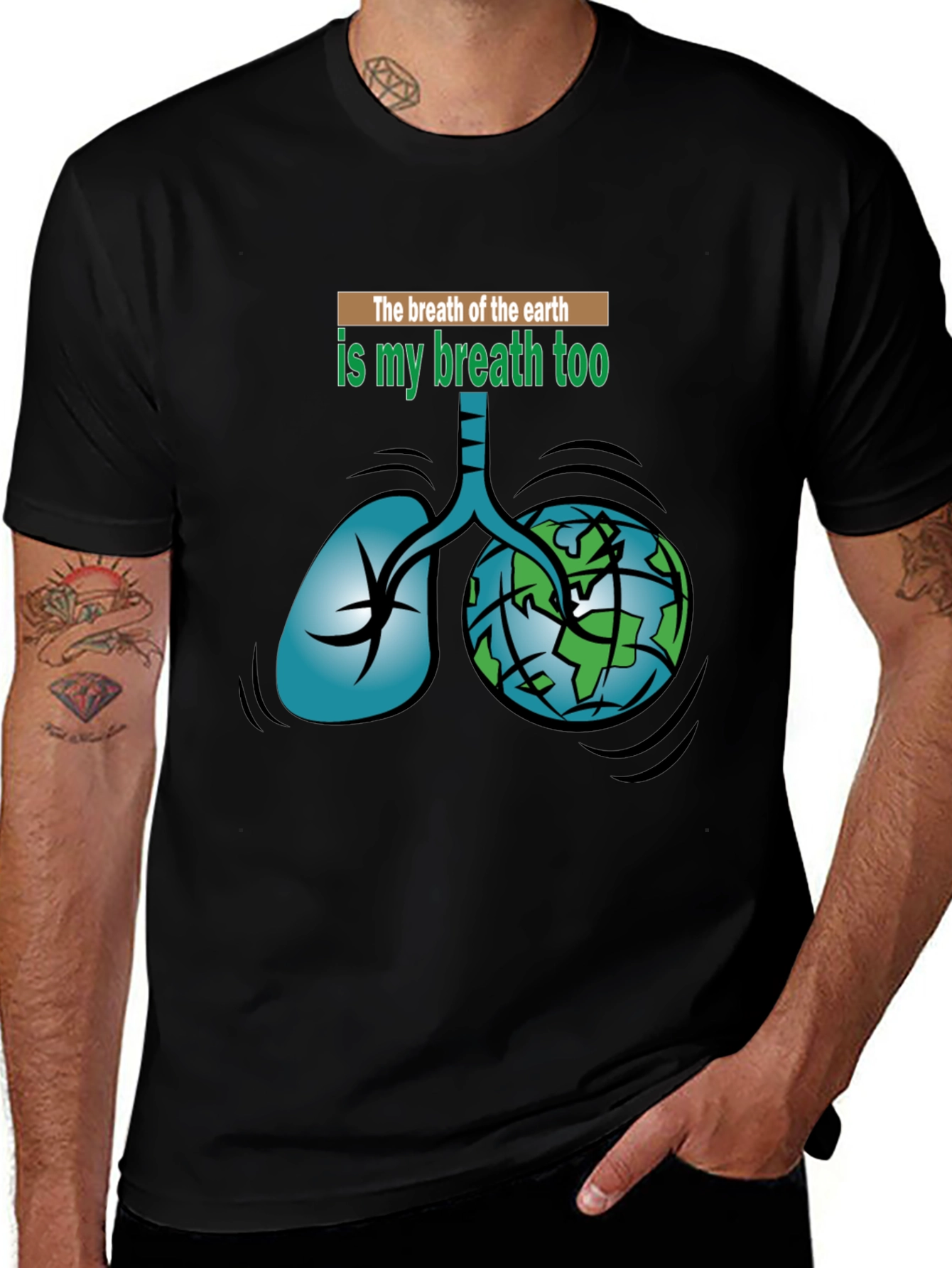 Earth Breath T-Shirt - Environmental Awareness Tee